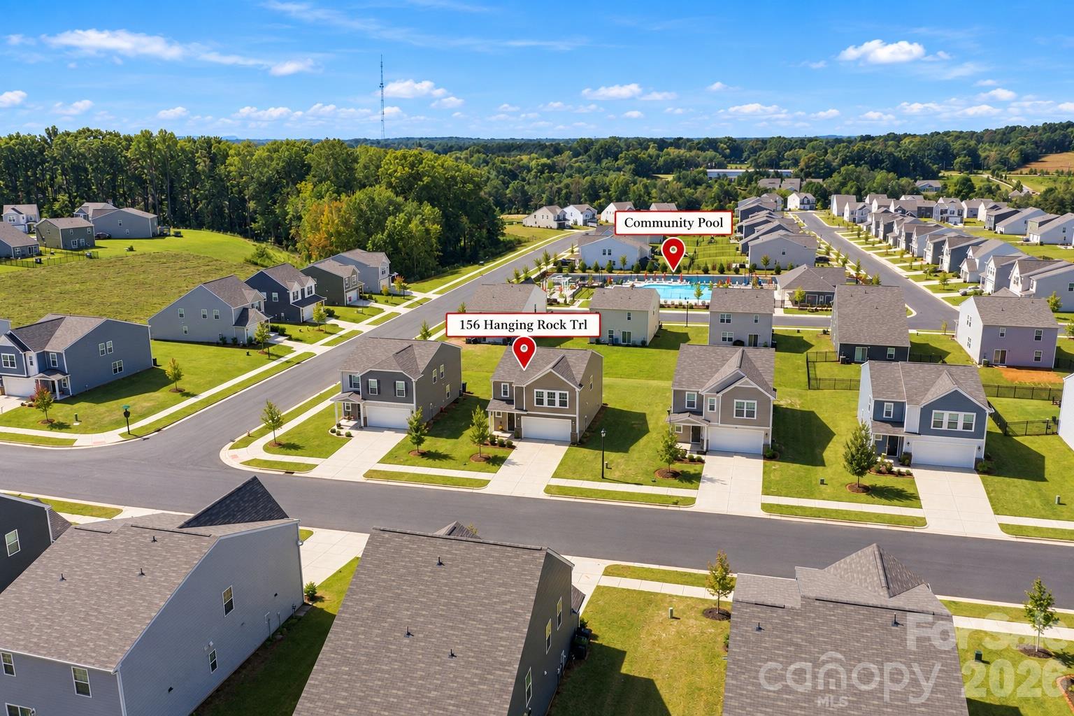 Single Family Residence at 156 Hanging Rock Trail, Statesville, photo 2 of 28