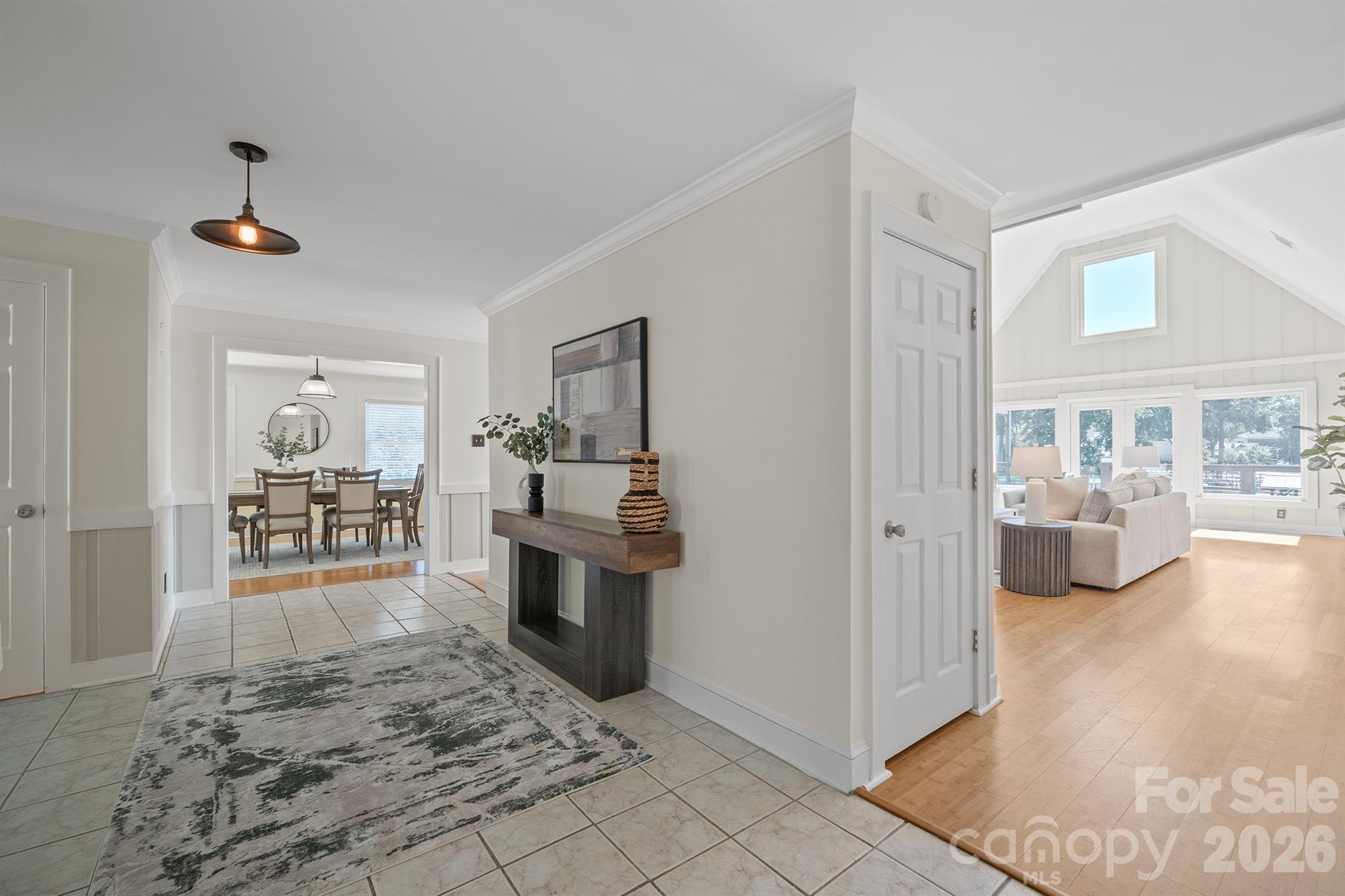 View to Great room , basement door and the Dining room - 20919 Island Forest Drive, Cornelius