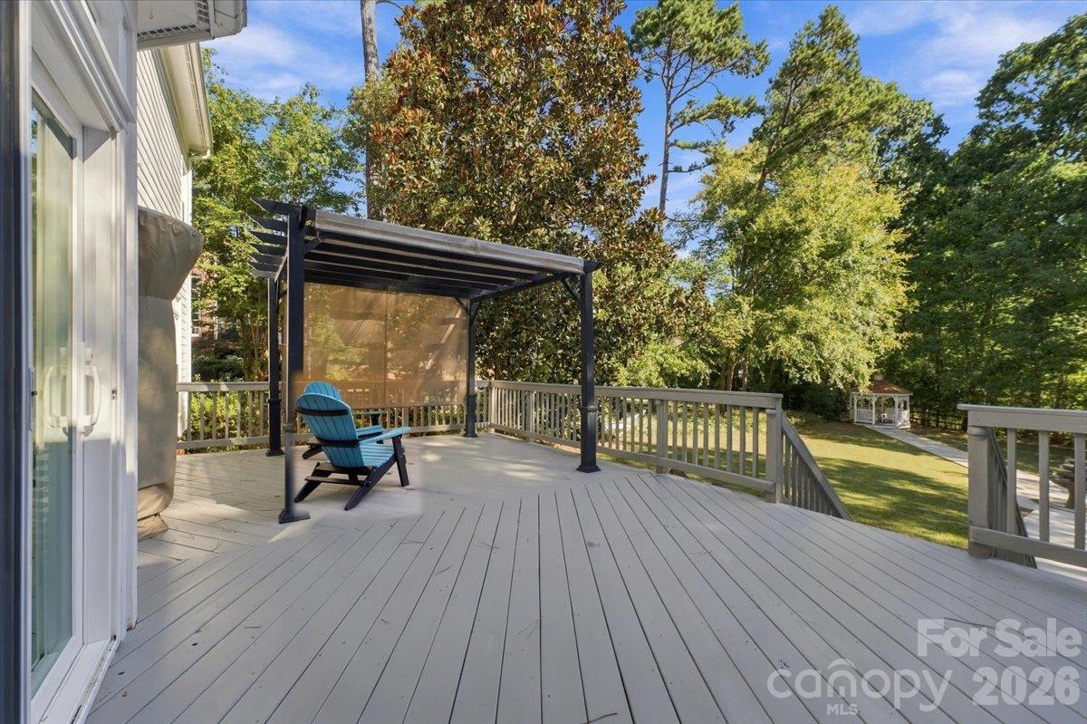 new deck September 2026 with fresh pain - 178 Cove Creek Loop, Mooresville