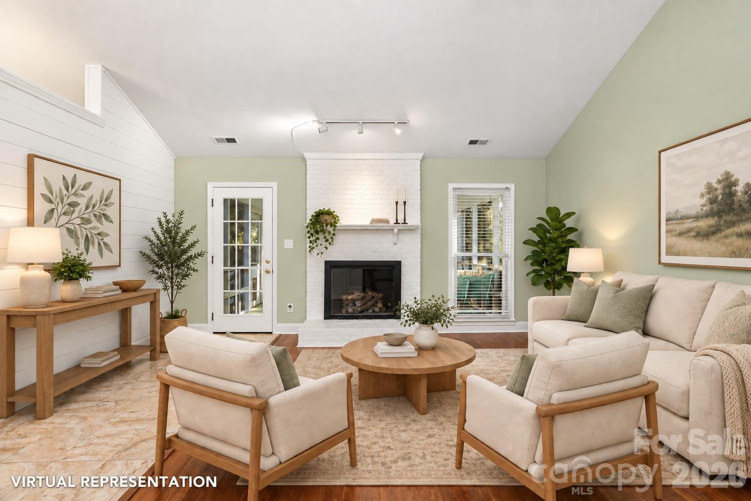 Kitchen Opens to Family Room - 9931 Deer Spring Lane, Charlotte
