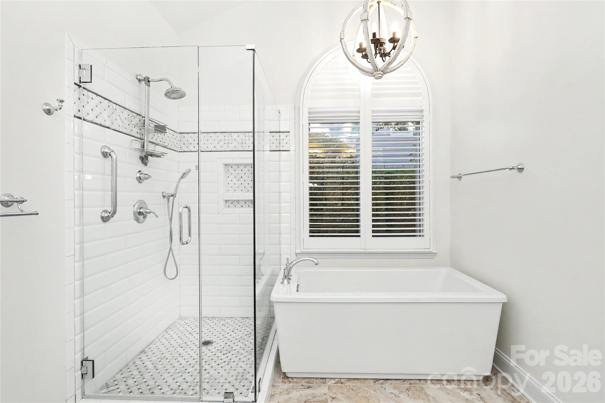 Primary Bath - 9931 Deer Spring Lane, Charlotte