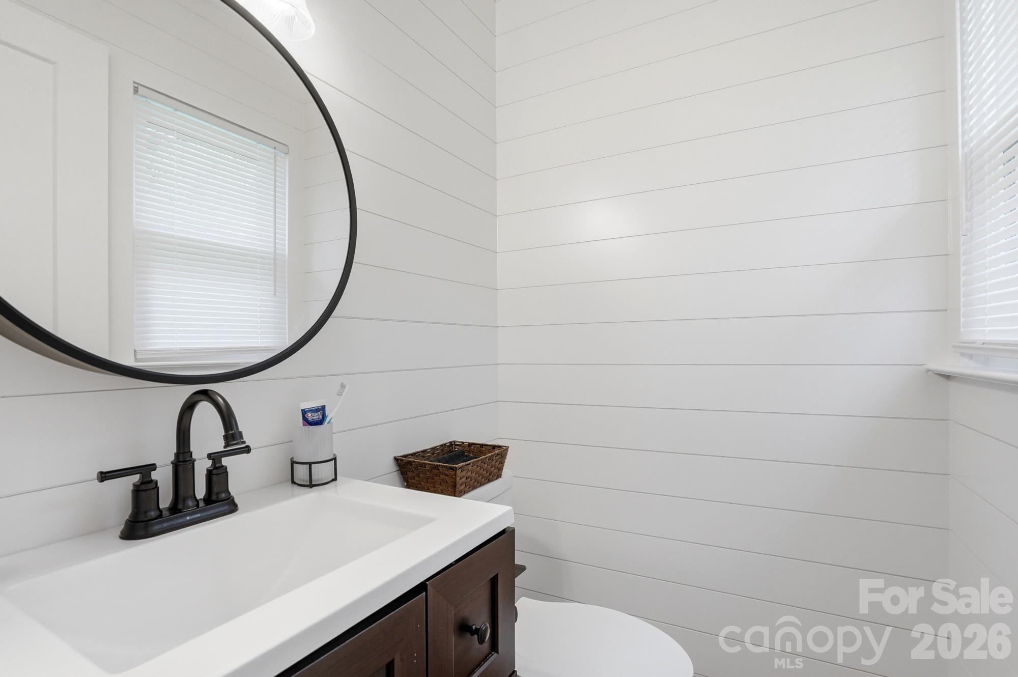 Half bath in Primary Bedroom/ Shiplap on walls - 1564 Marett Boulevard Extension, Rock Hill
