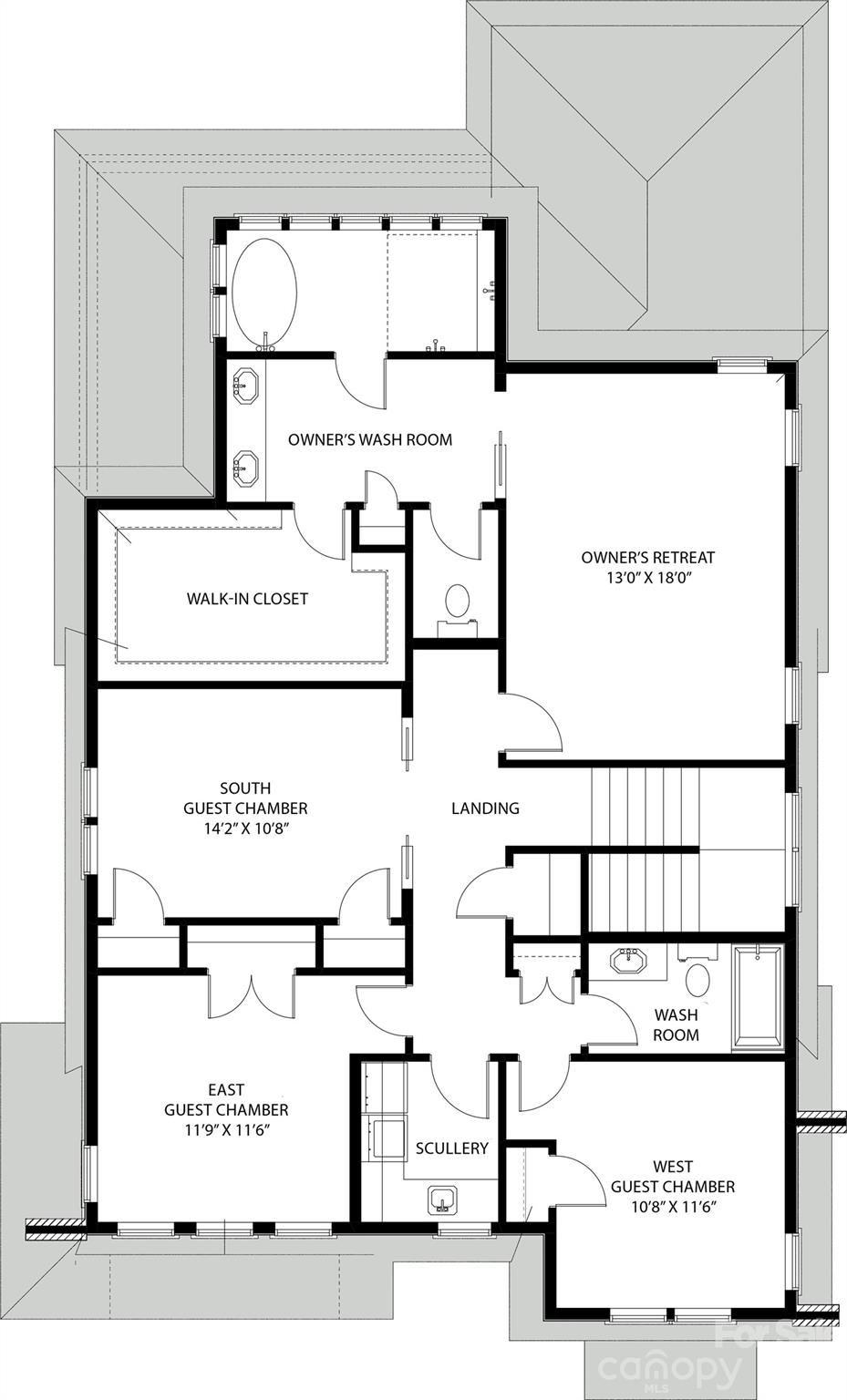 SECOND FLOOR - 7 Walker Cove Road, Black Mountain