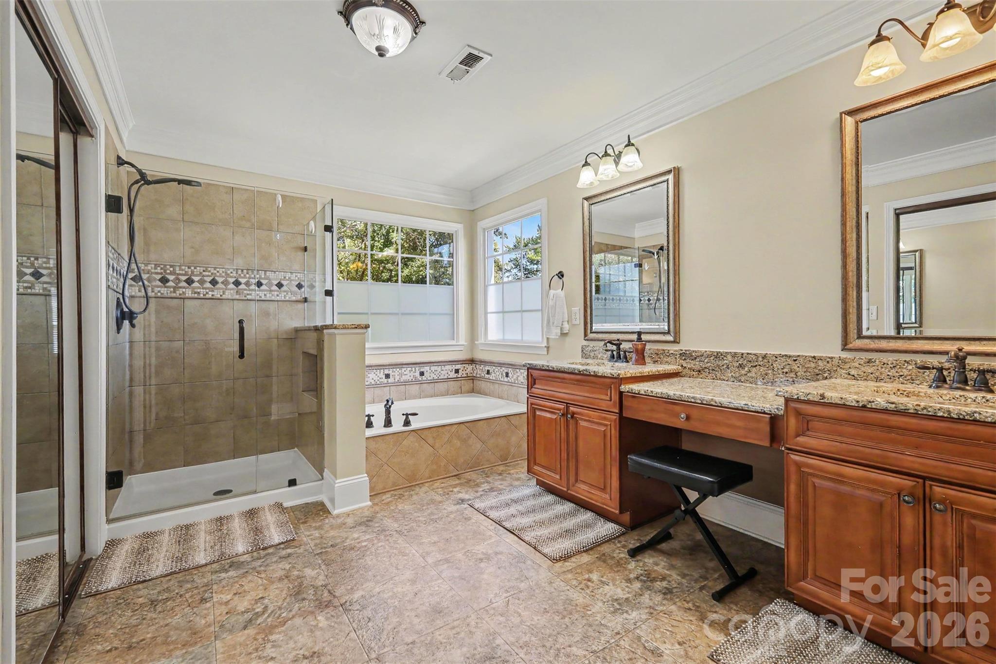 Primary Bathroom - 10409 Persimmon Creek Drive, Mint Hill