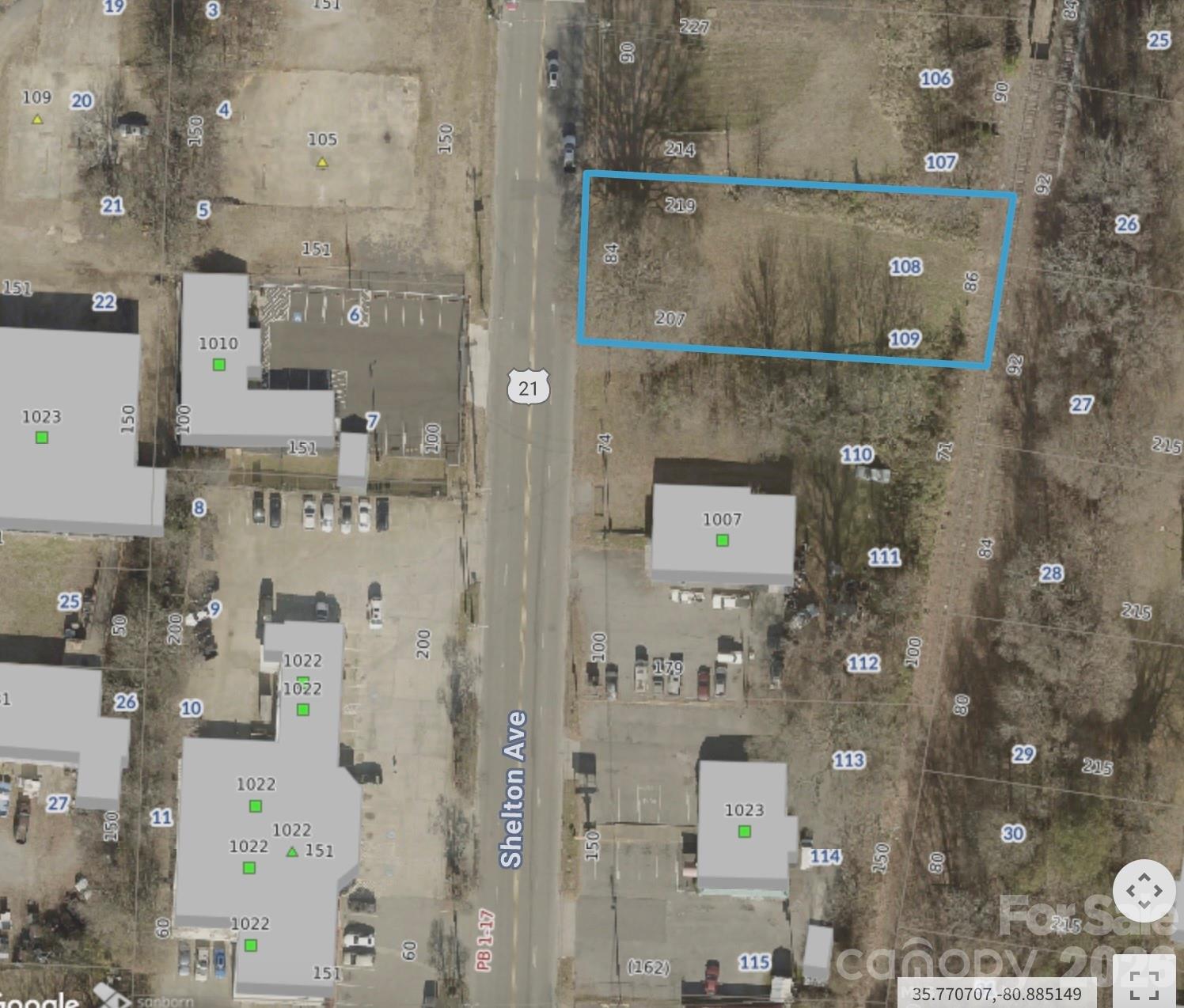 Unimproved Commercial at 1003 Shelton Avenue, Statesville