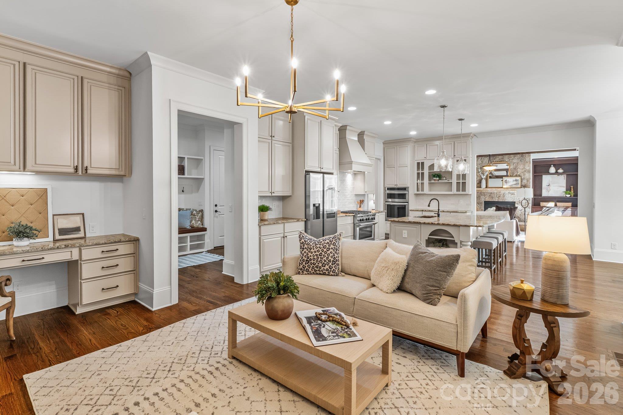 Love the flow in this area - 227 Glenmoor Drive, Waxhaw