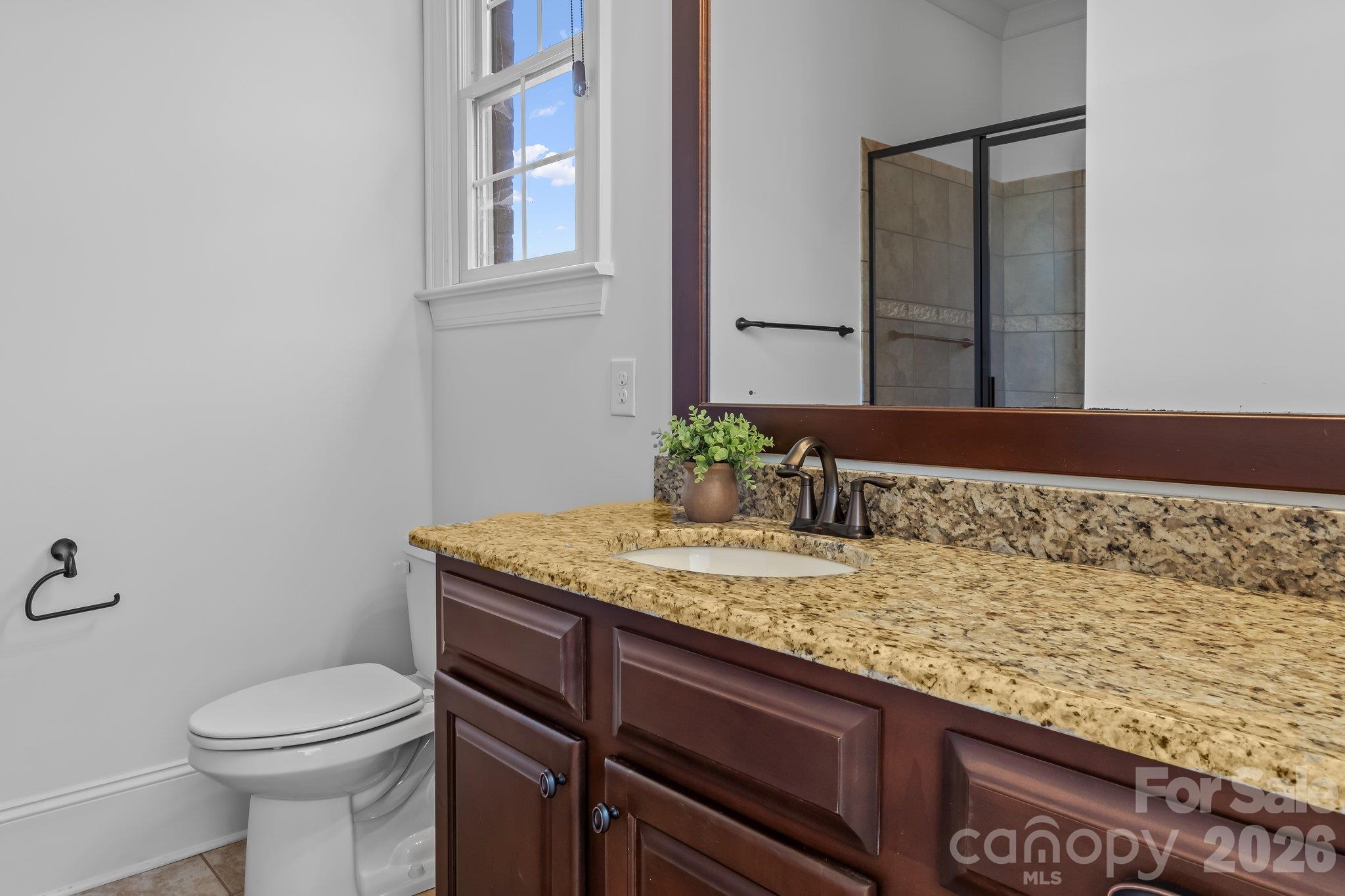 Main level guest bath - 227 Glenmoor Drive, Waxhaw