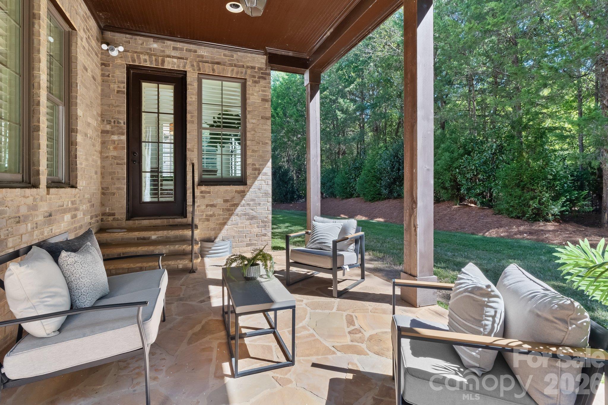 Lovely back patio - 227 Glenmoor Drive, Waxhaw