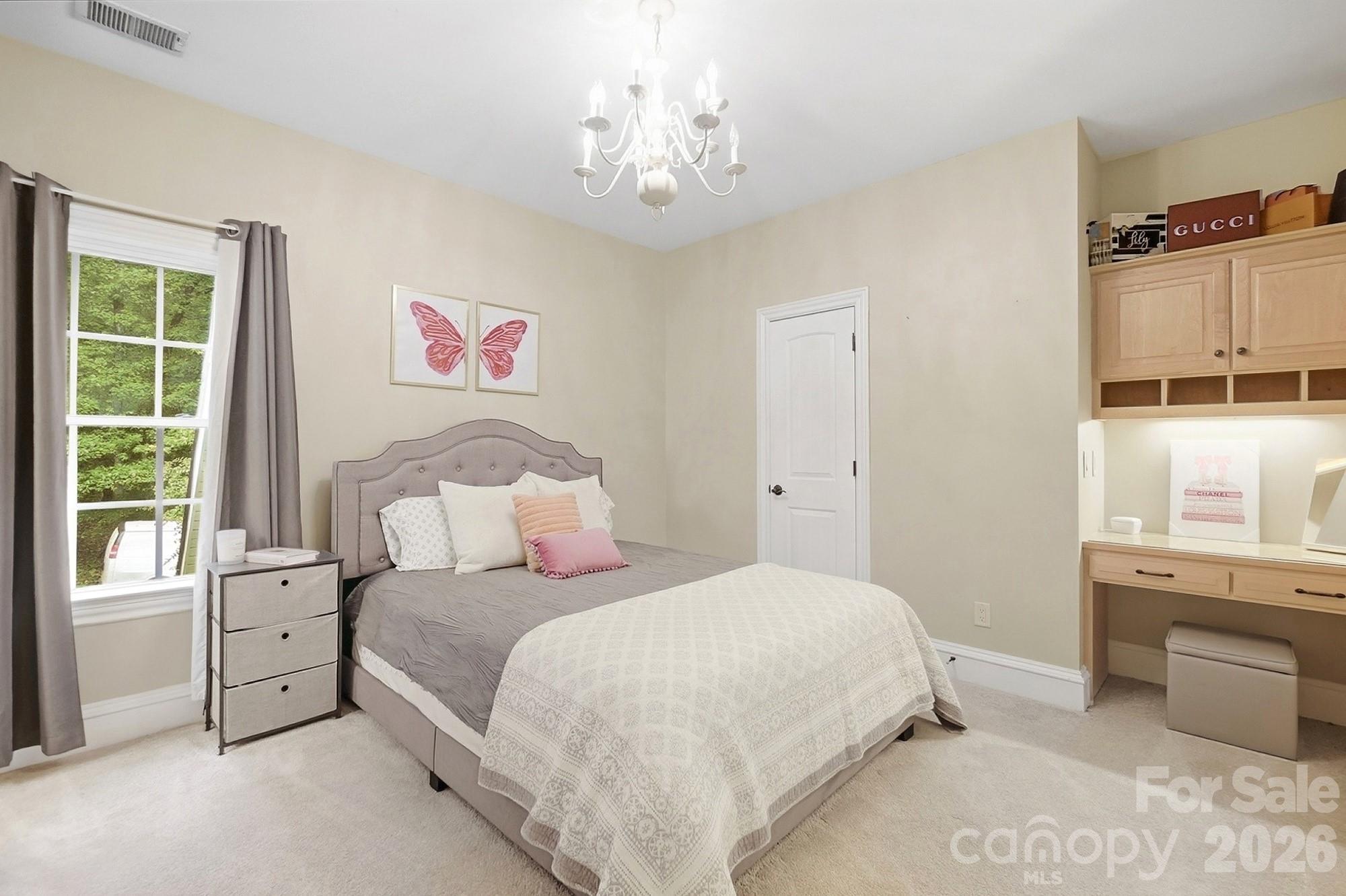 3rd Bedroom with Built-in Desk - 2930 Sweetgrass Lane, Monroe