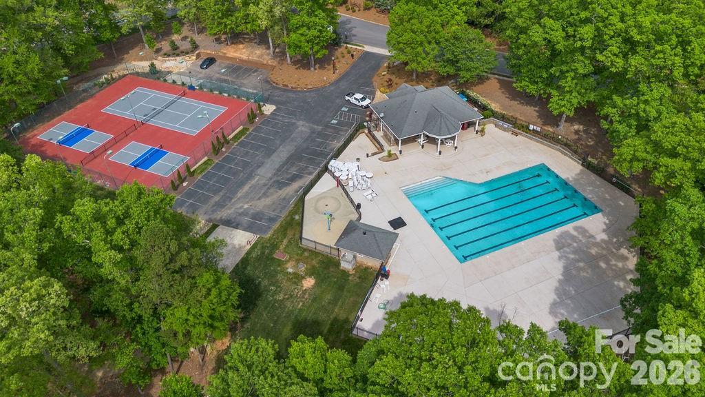 Pool and Courts - 10409 Persimmon Creek Drive, Mint Hill