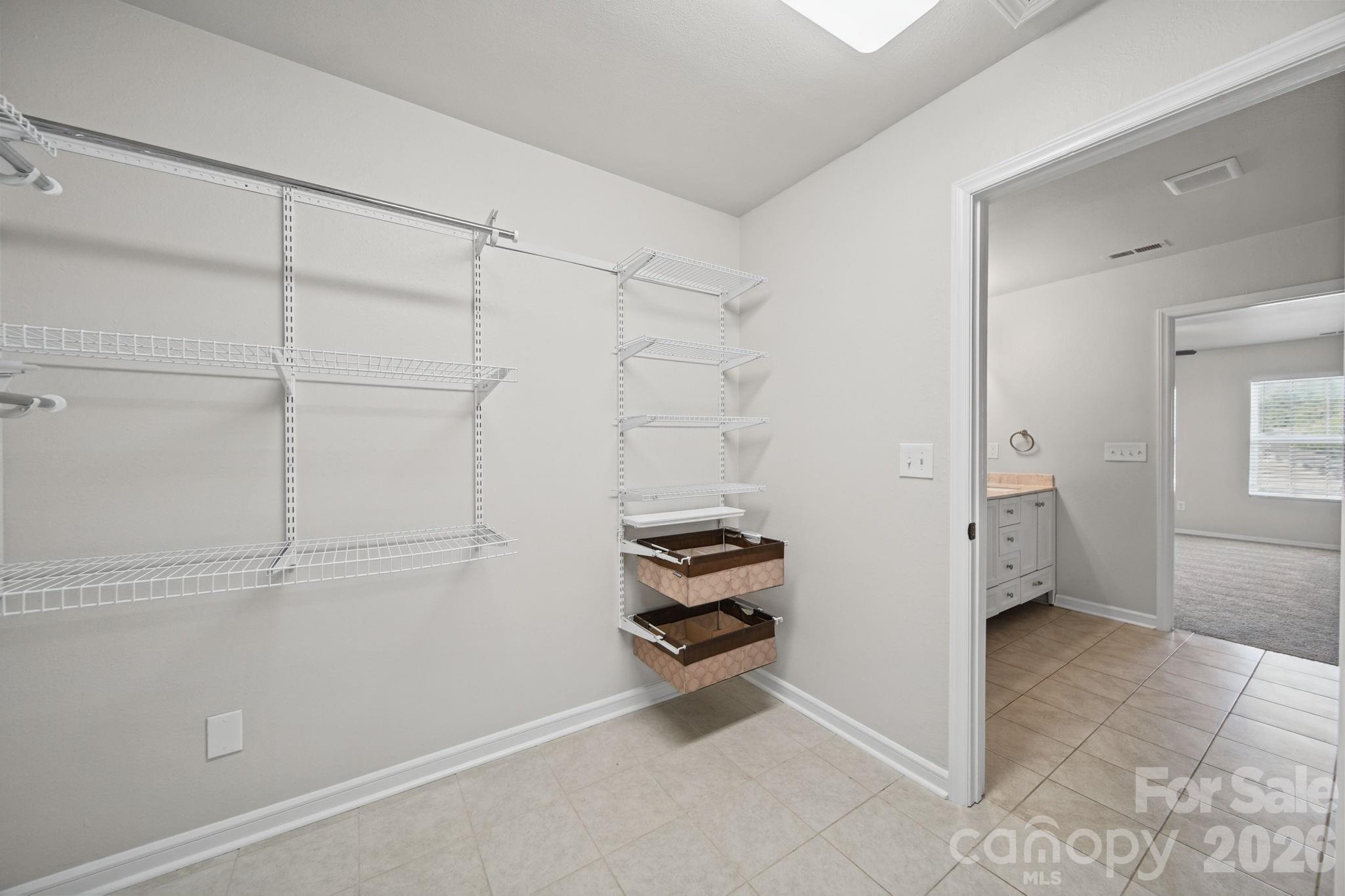 Walk-in Closet - 1820 Rustic Barn Drive, Huntersville