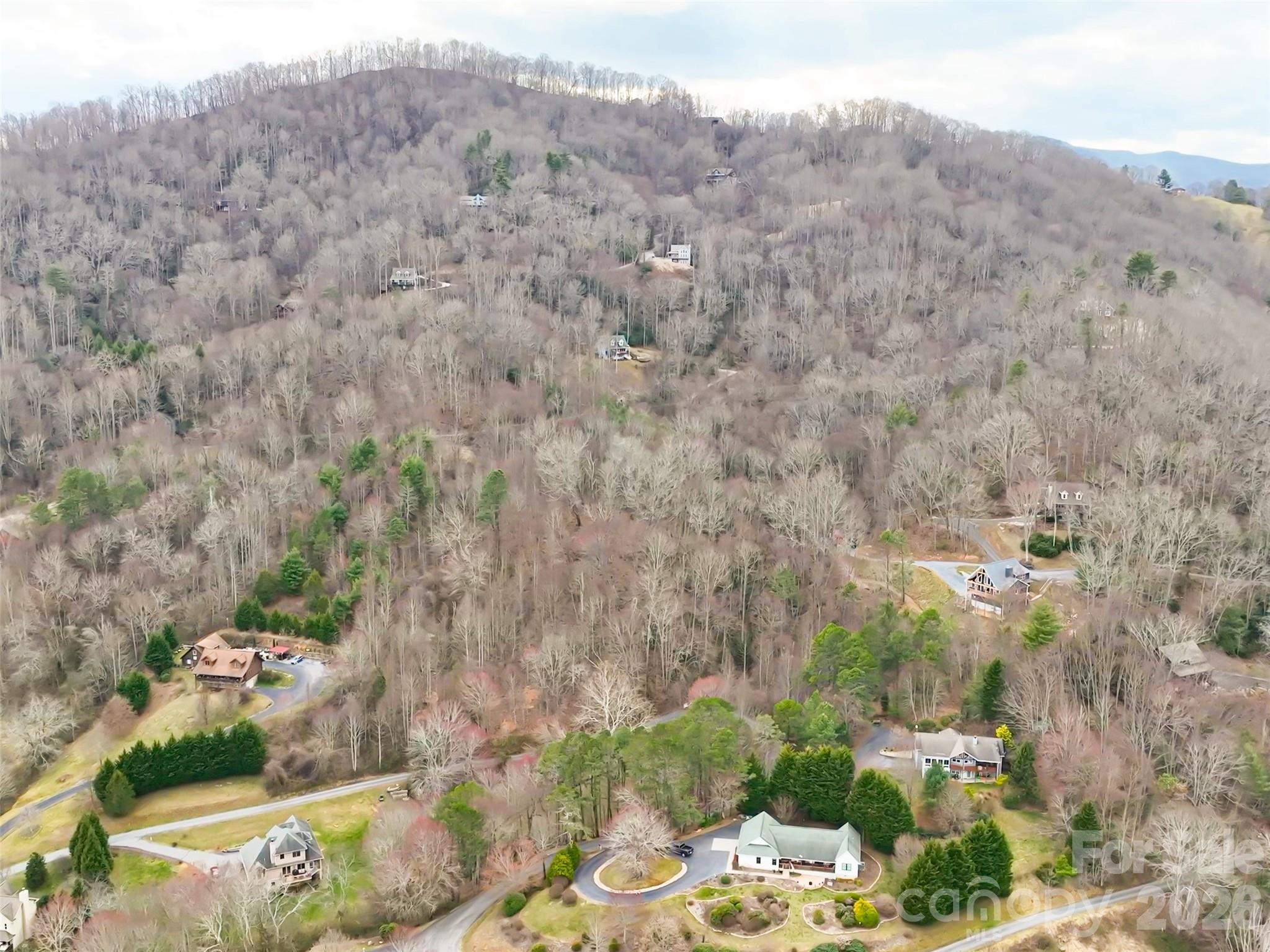 Looking at lot and the community above - 999 Coyote Hollow Road, Waynesville