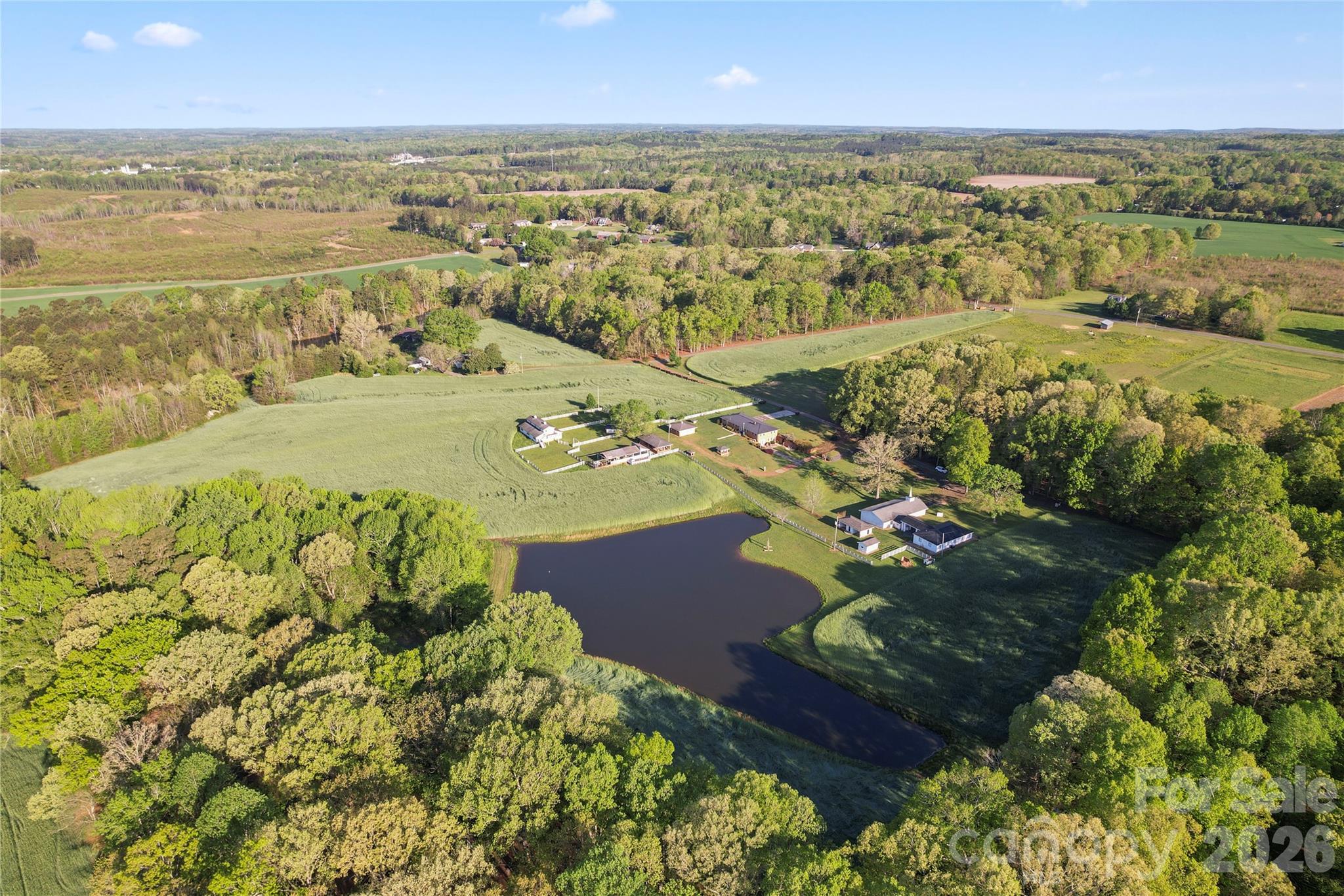 Aerial of the property from the bakc corner - 36984 B&C Carter Road, New London