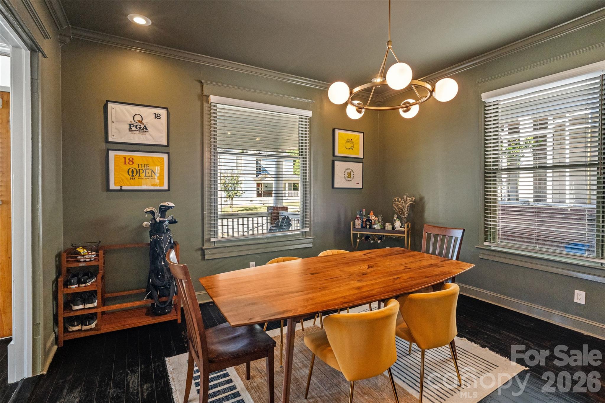 Oversized windows fill the dining room with natural light - 233 Marion Street, Rock Hill