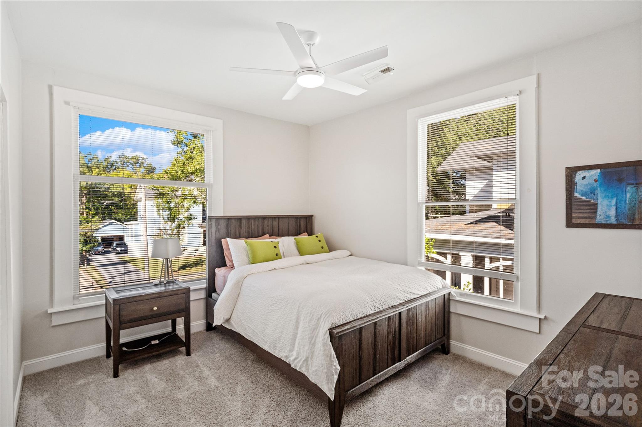 Bright secondary bedroom - 233 Marion Street, Rock Hill