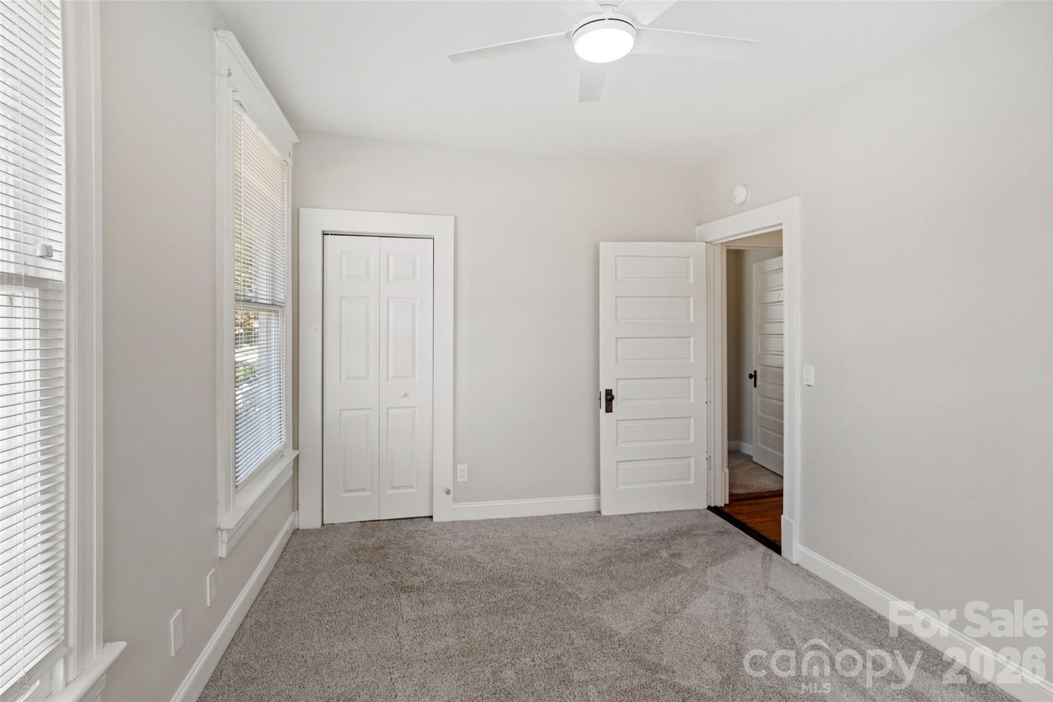 Ceiling fan, closet + natural light - 233 Marion Street, Rock Hill