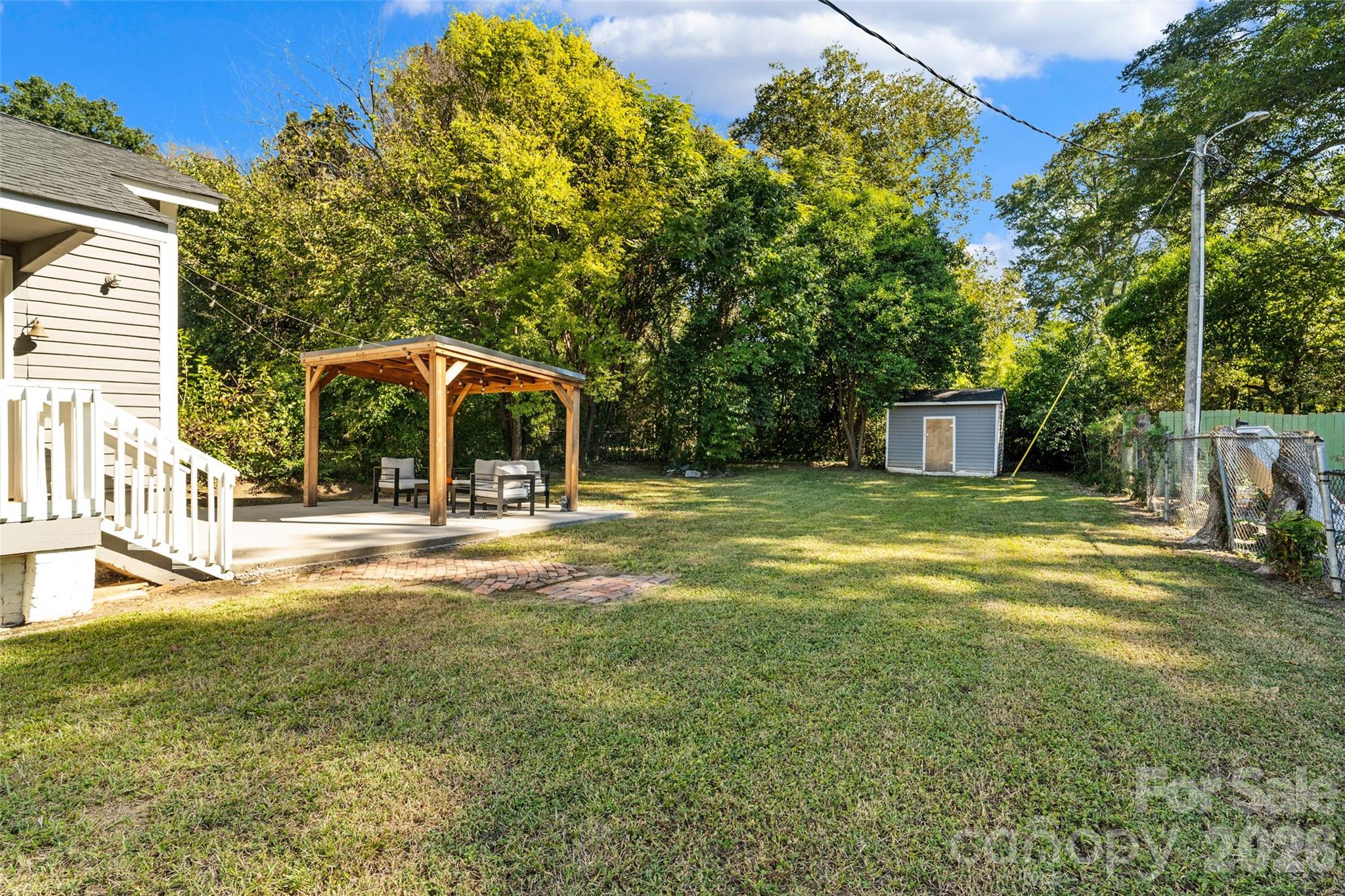 The spacious fenced backyard you've been dreaming of - 233 Marion Street, Rock Hill