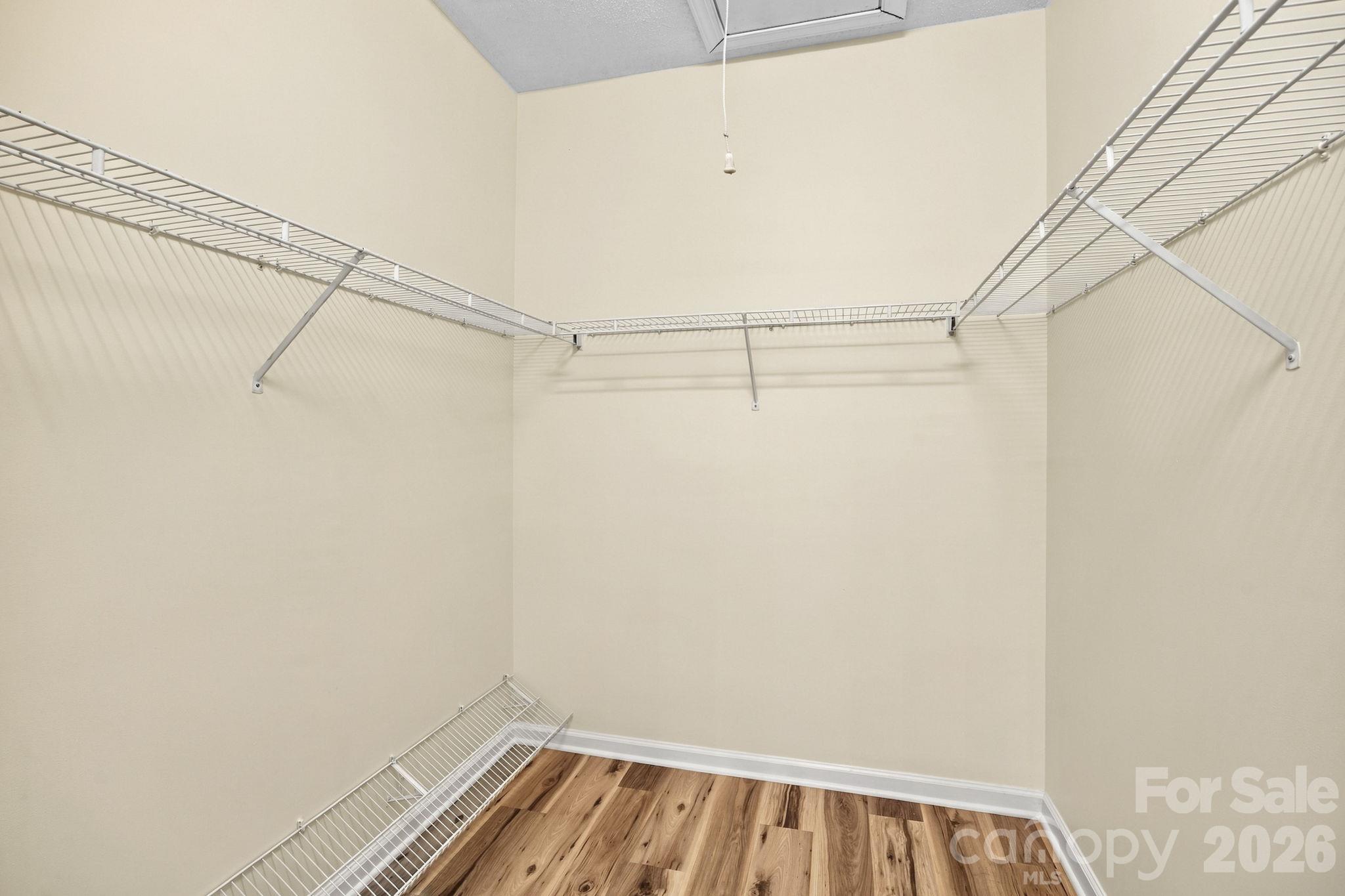 Bedroom walk in closet - 19838 Oak Leaf Circle, Cornelius