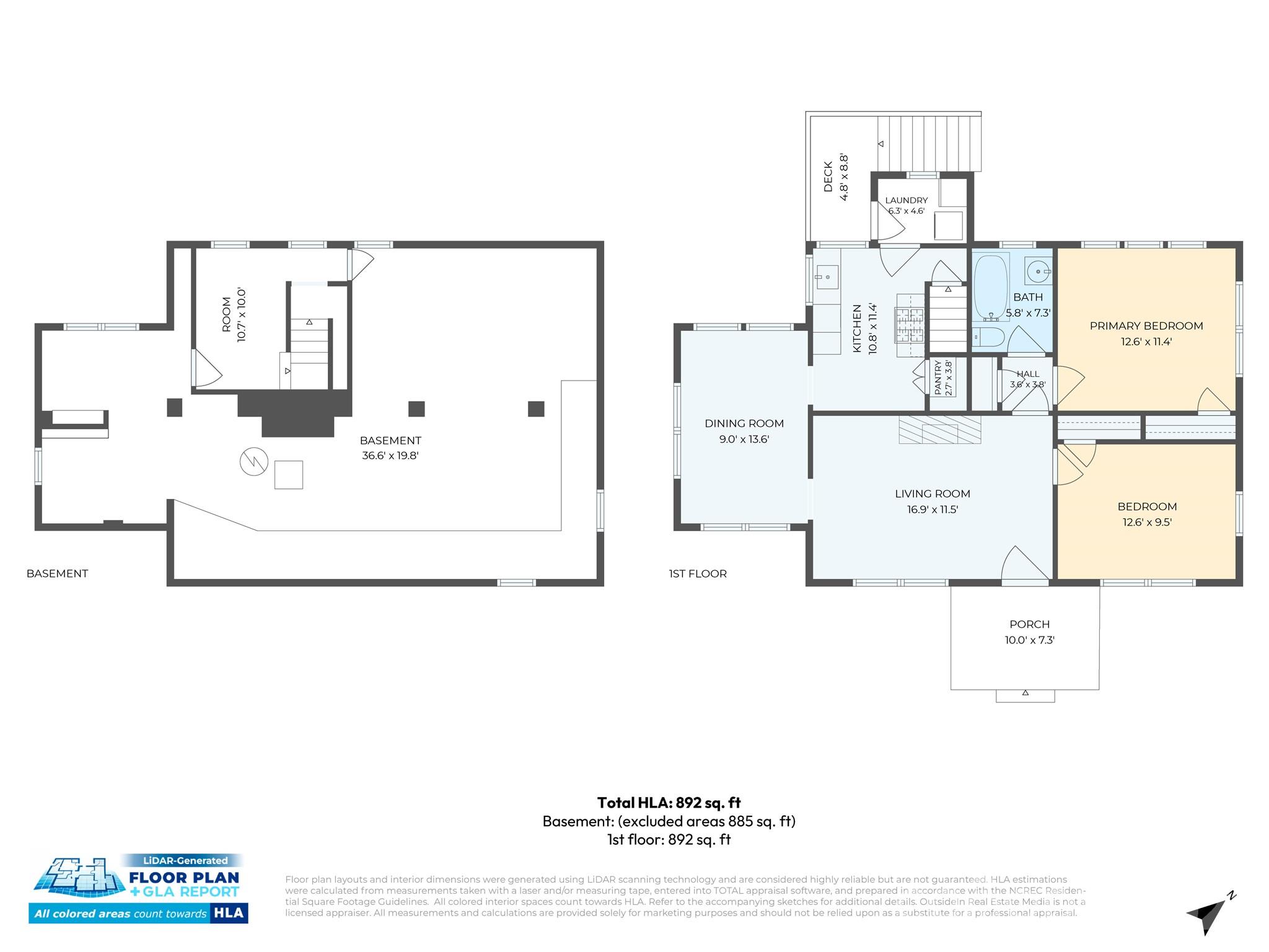 Floor Plan - 201 Logan Avenue, Asheville