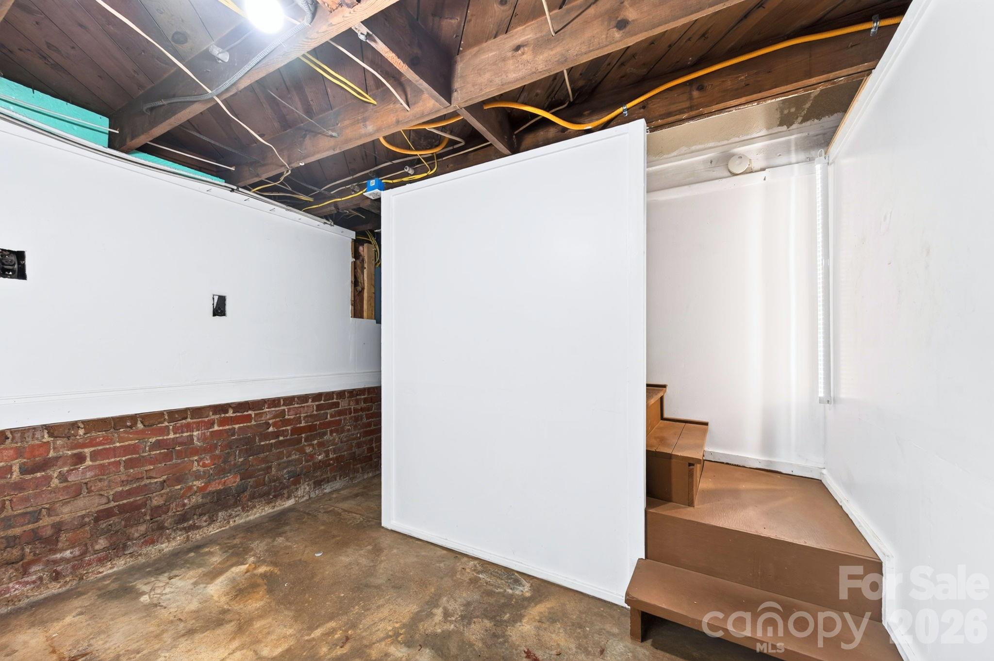 Basement Finished area with Hook-Up for additional washer/dryer - 201 Logan Avenue, Asheville