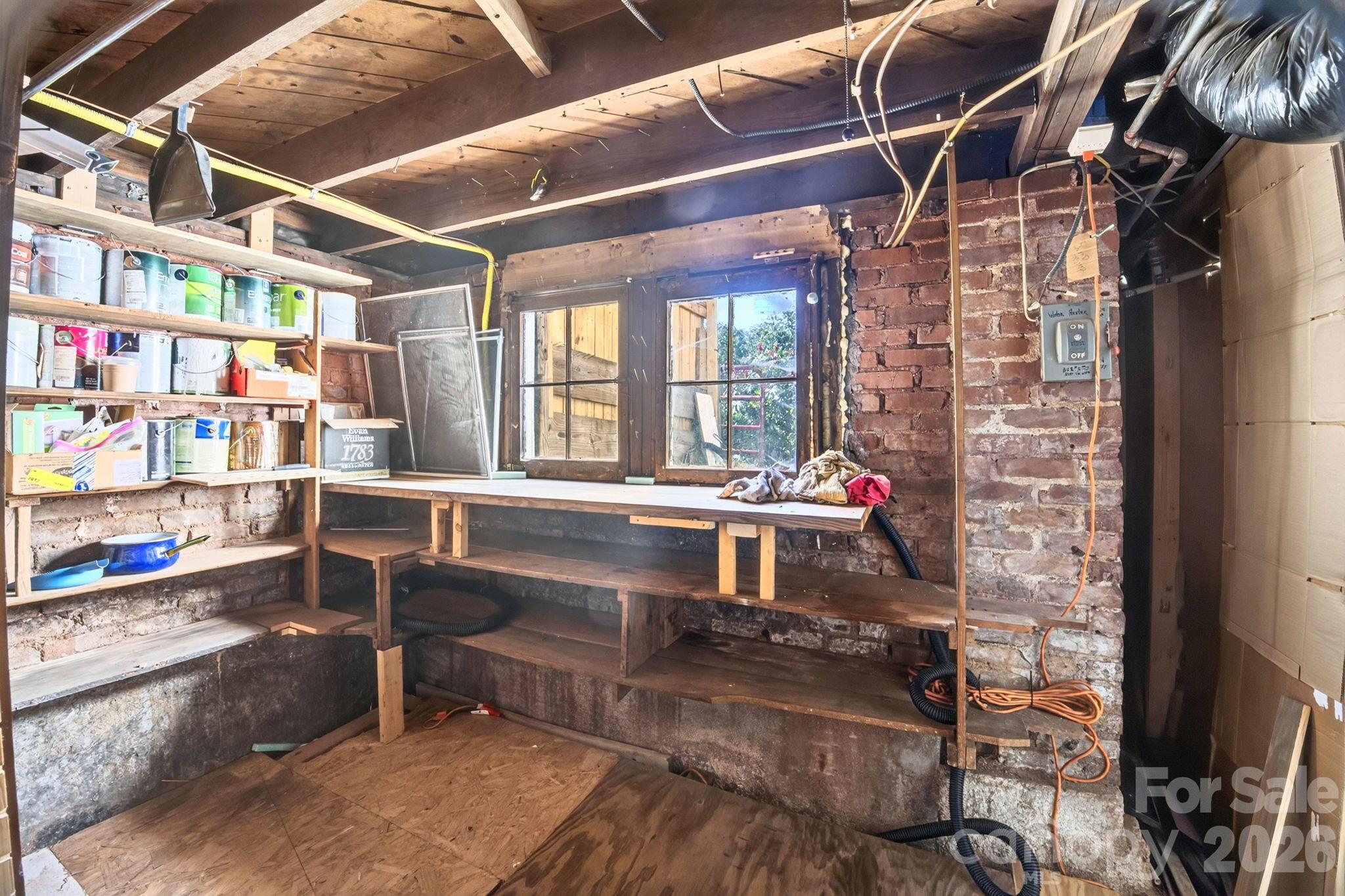 Sump Pump Under Temporary Floor - 201 Logan Avenue, Asheville