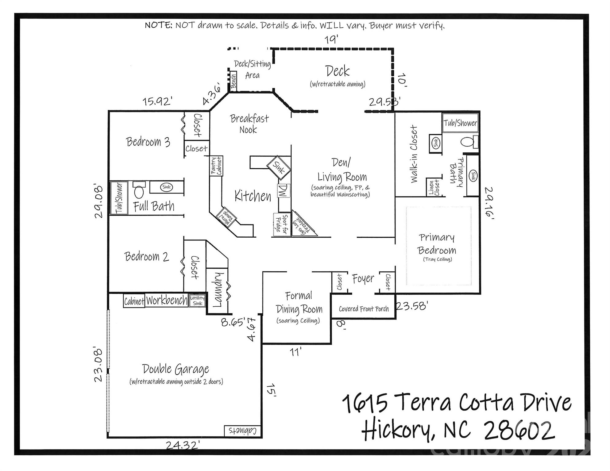 Single Family Residence at 1615 Terra Cotta Drive, Hickory, photo 2 of 48