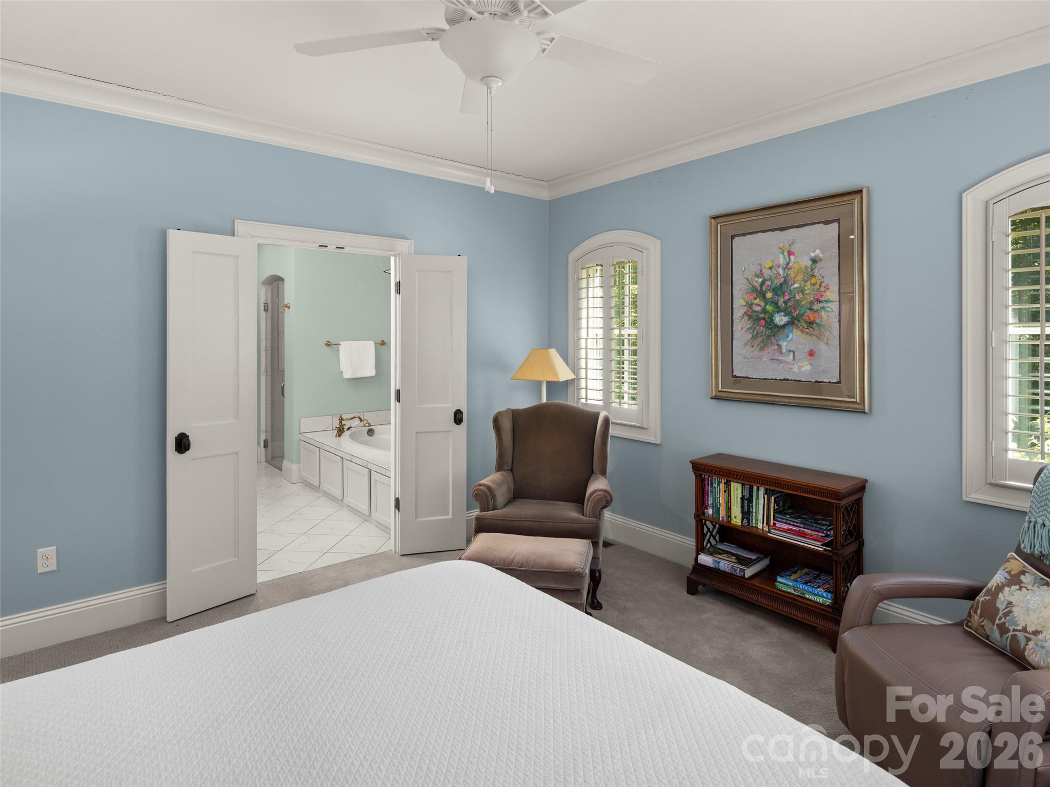 Primary Bedroom and Bath - 89 Emmas Grove Road, Fletcher