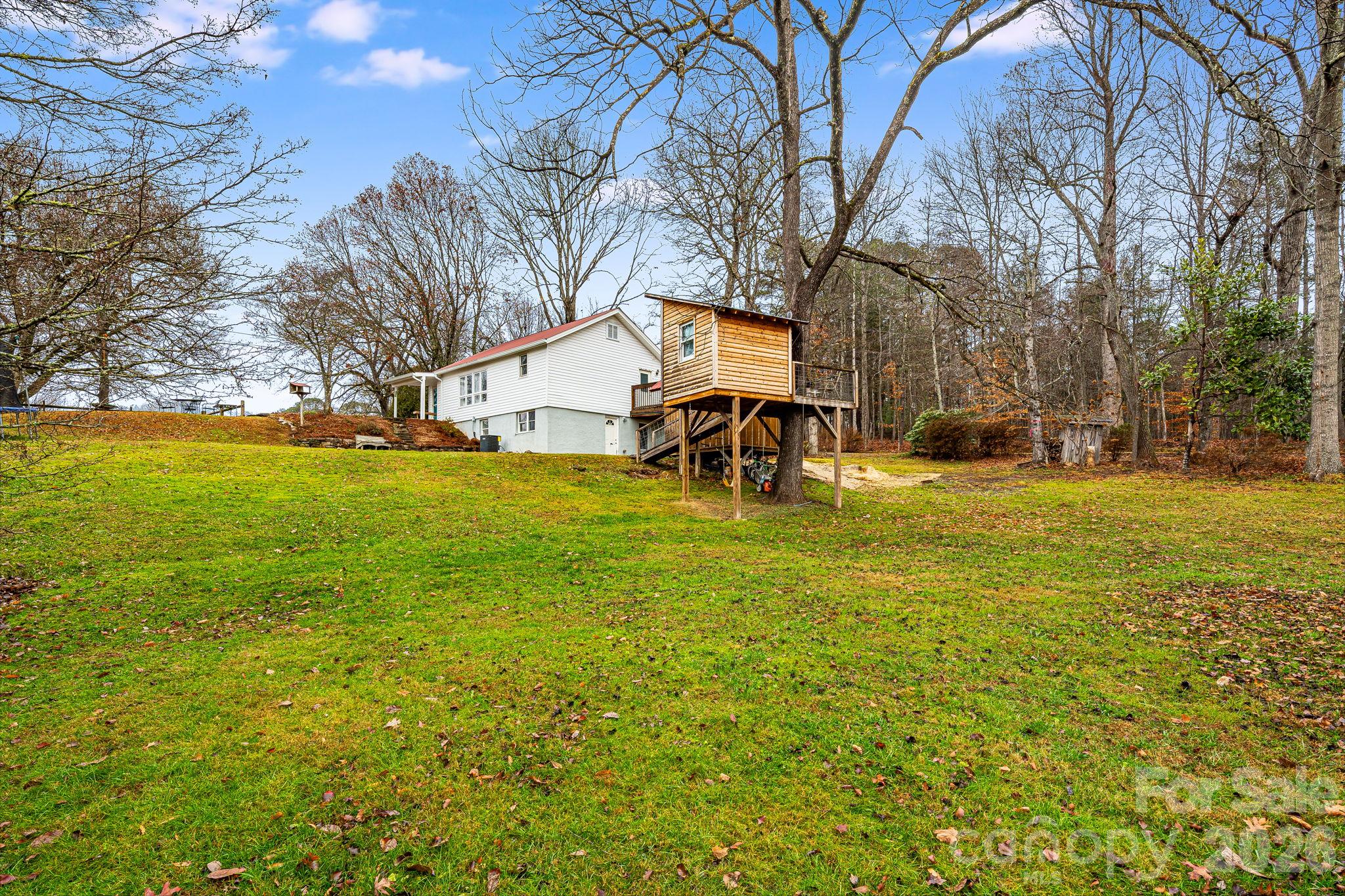 Backyard - 195 Whitmire Road, Brevard