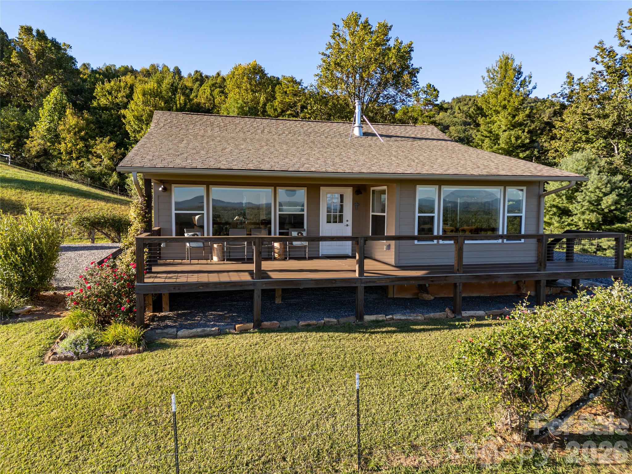 Guest House-Front View - 1045 & 1047 Graham Road, Marshall