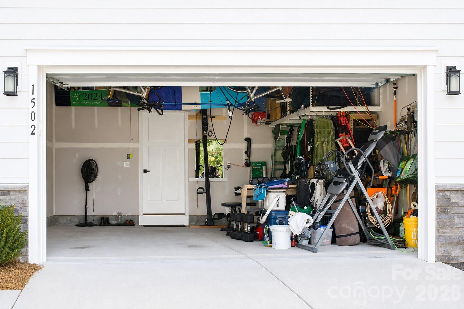 Garage View - 1502 Dennis Austin Lane, Indian Trail