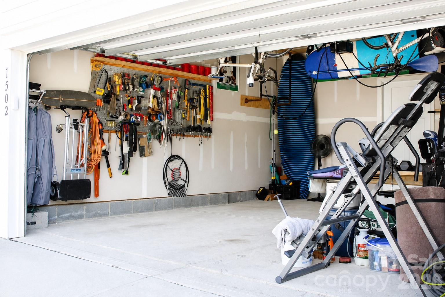 Garage View Inside 2 - 1502 Dennis Austin Lane, Indian Trail