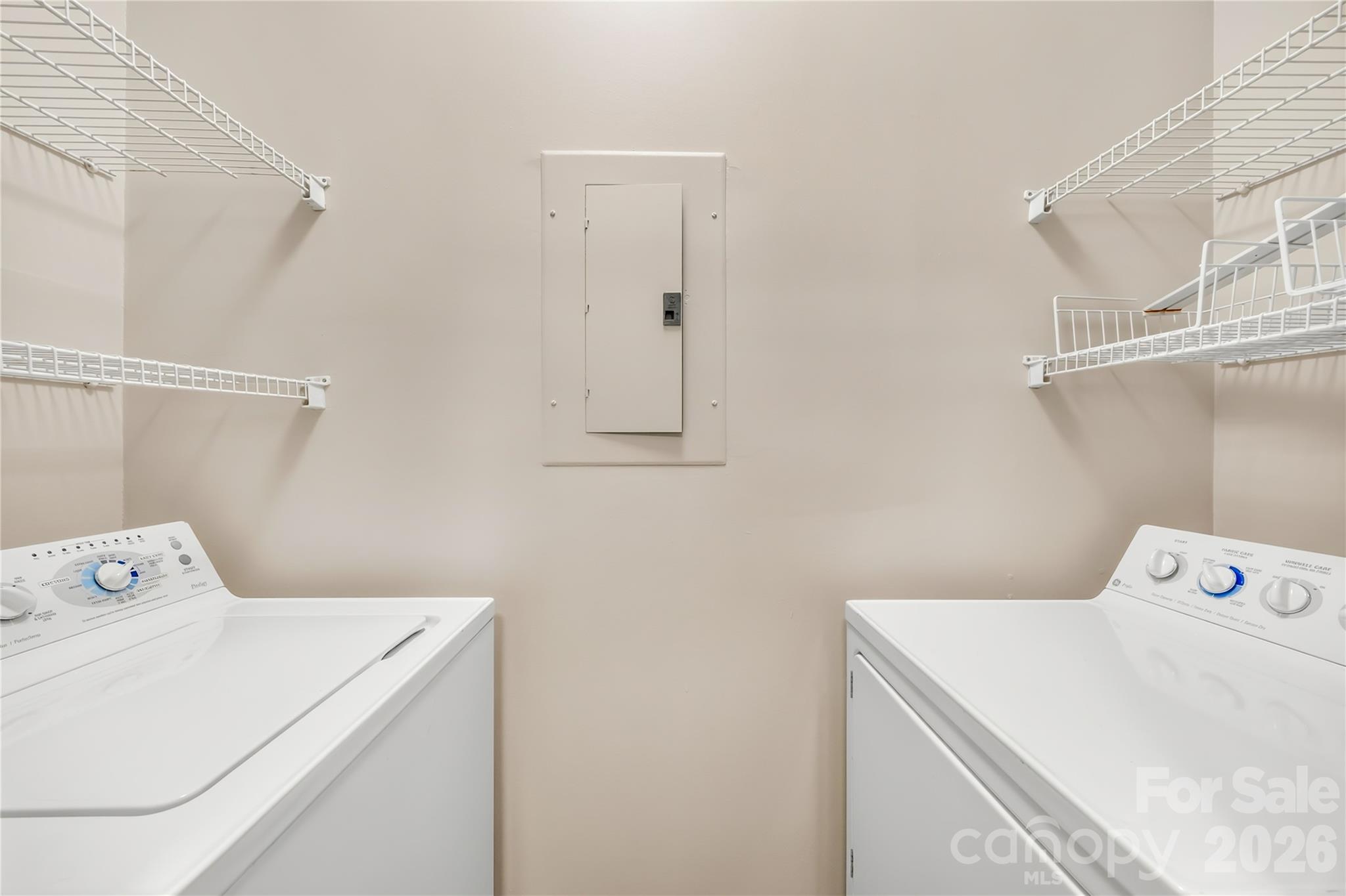 Dedicated laundry that includes the washer & dryer. - 915 Northeast Drive, Davidson