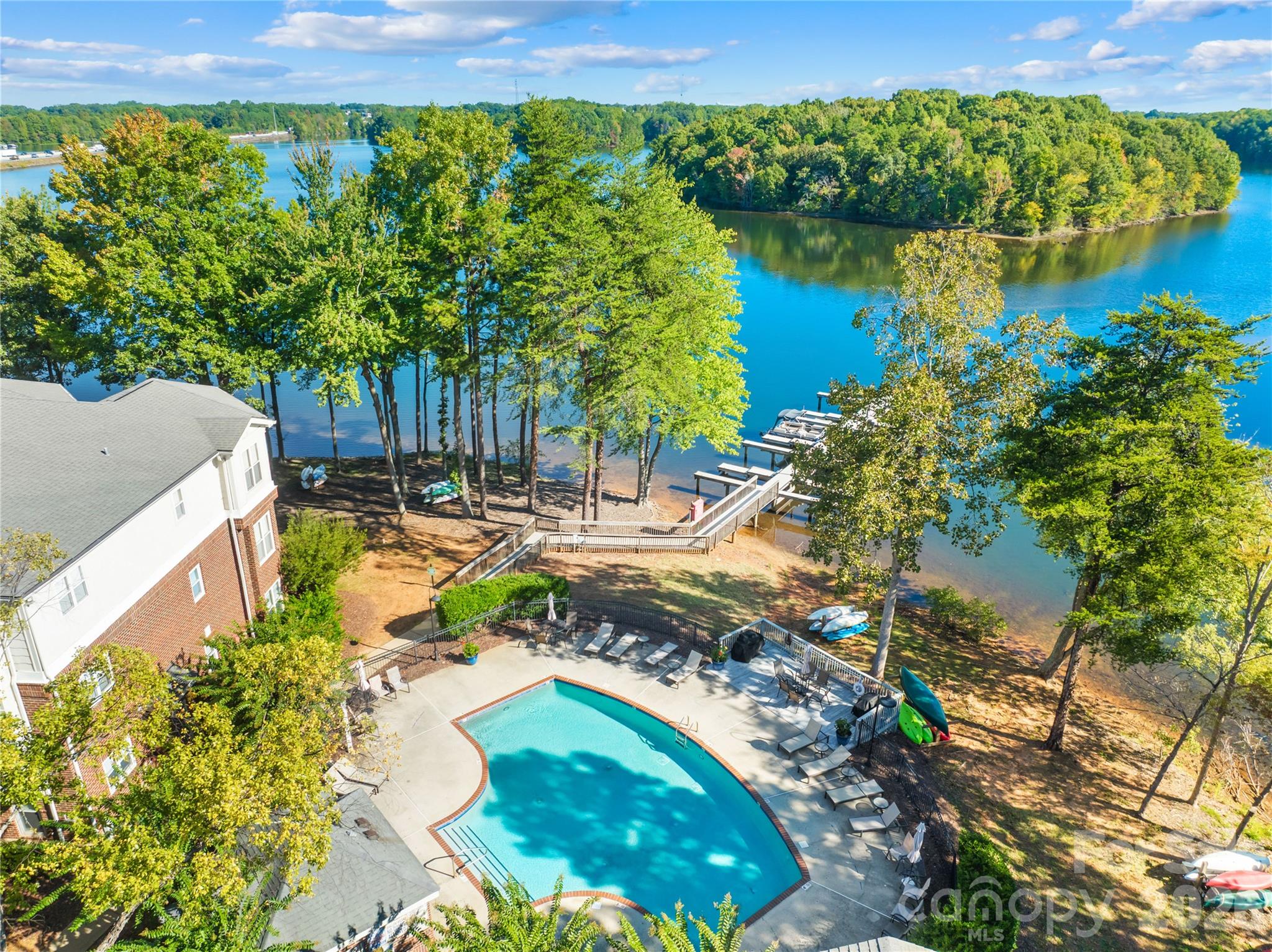 Enjoy your waterfront community pool! - 915 Northeast Drive, Davidson