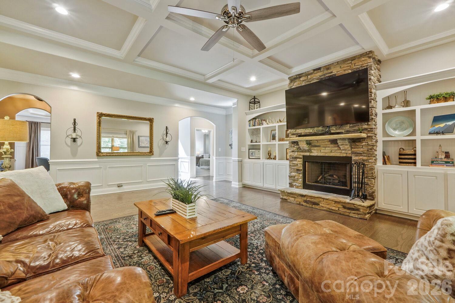Living Room/Foyer & Dining View - 2944 Donegal Drive, Kannapolis