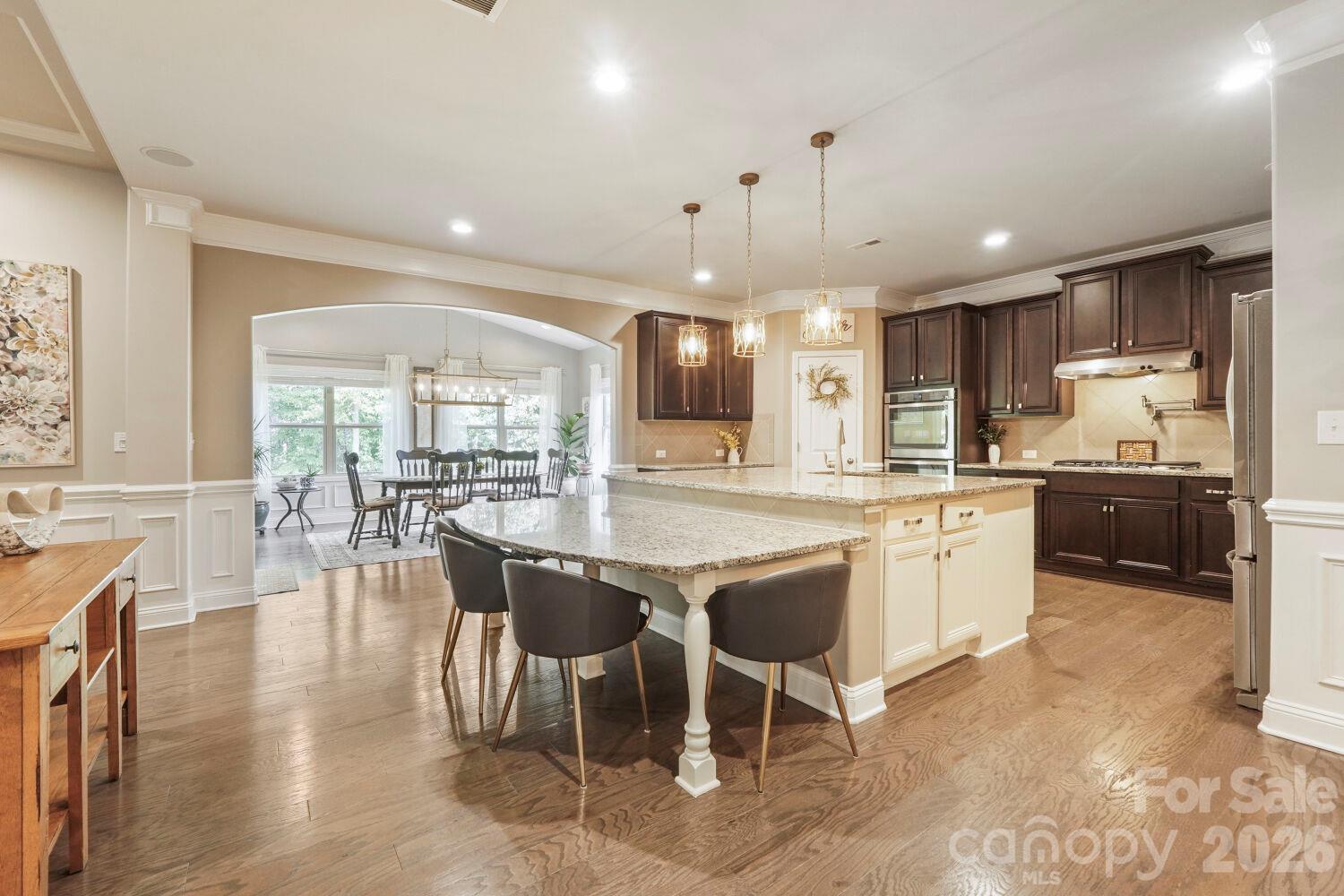 Stunning Kitchen w/HUGE Granite Island - 2944 Donegal Drive, Kannapolis