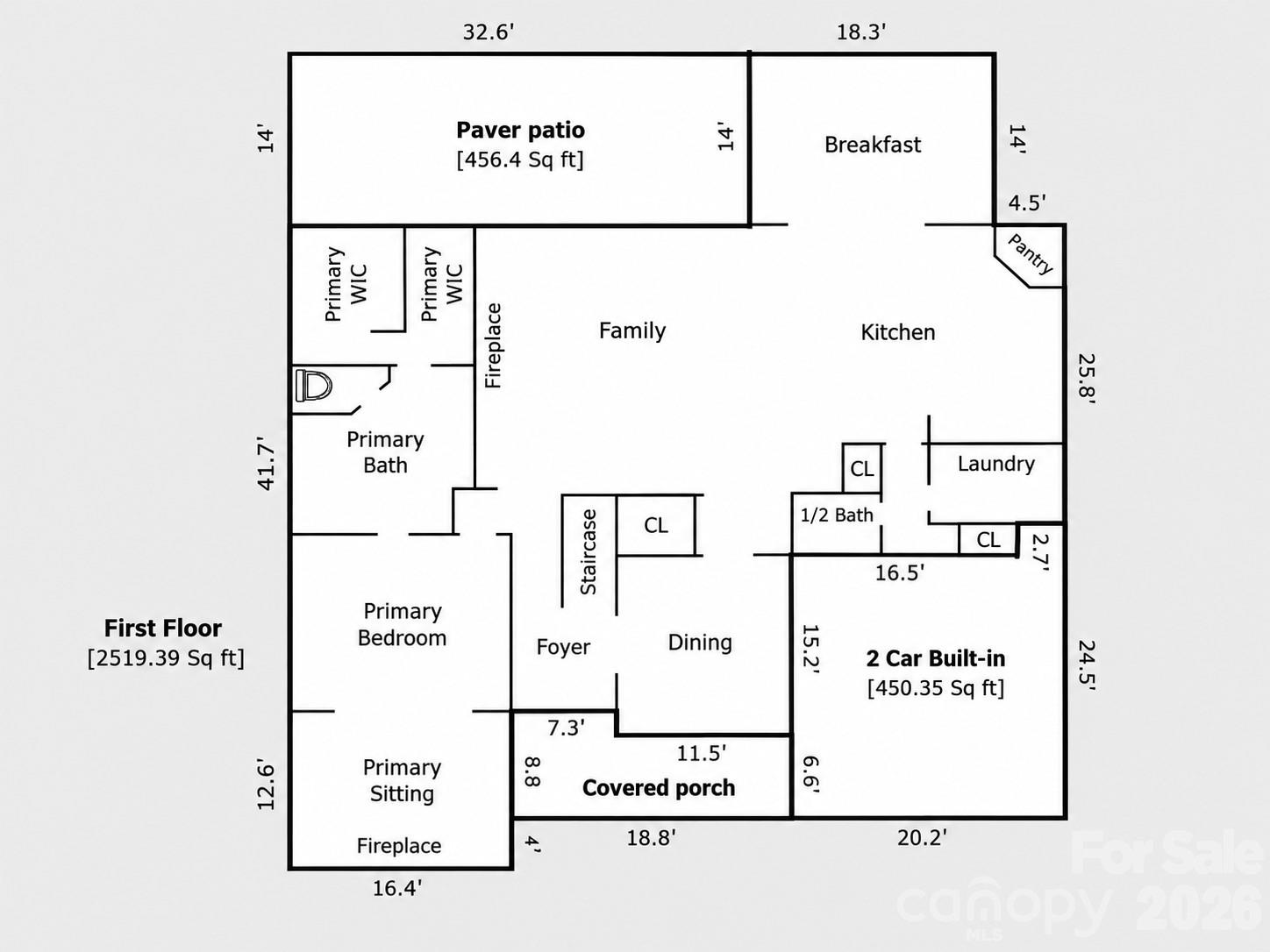 First Floor - 2944 Donegal Drive, Kannapolis