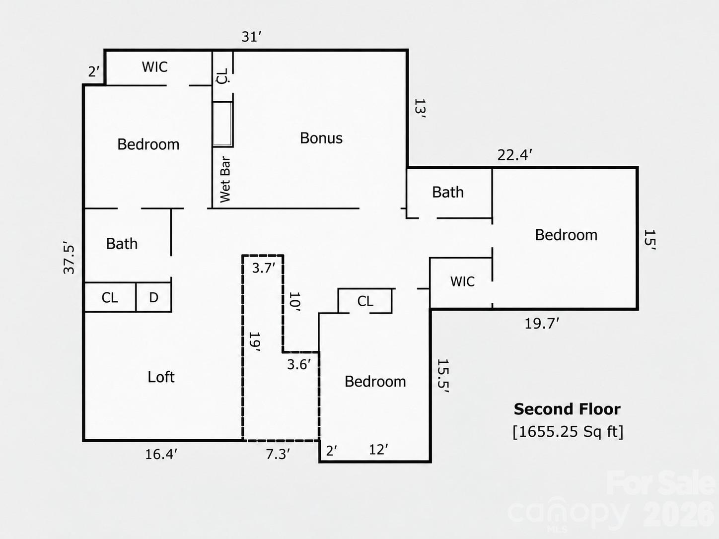 Second Floor - 2944 Donegal Drive, Kannapolis