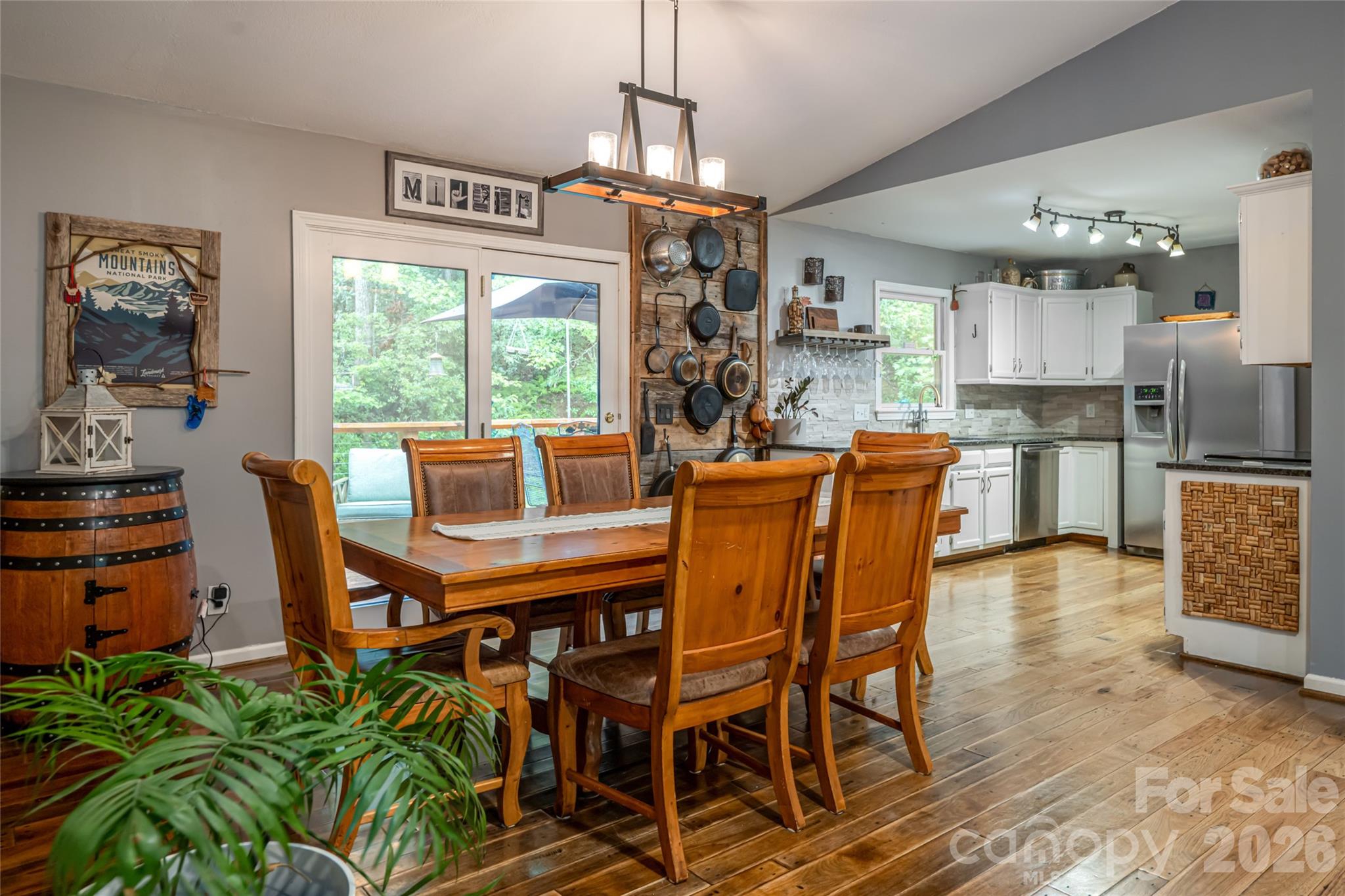 Open floor plan with seamless flow - 19 Forge Drive, Mills River