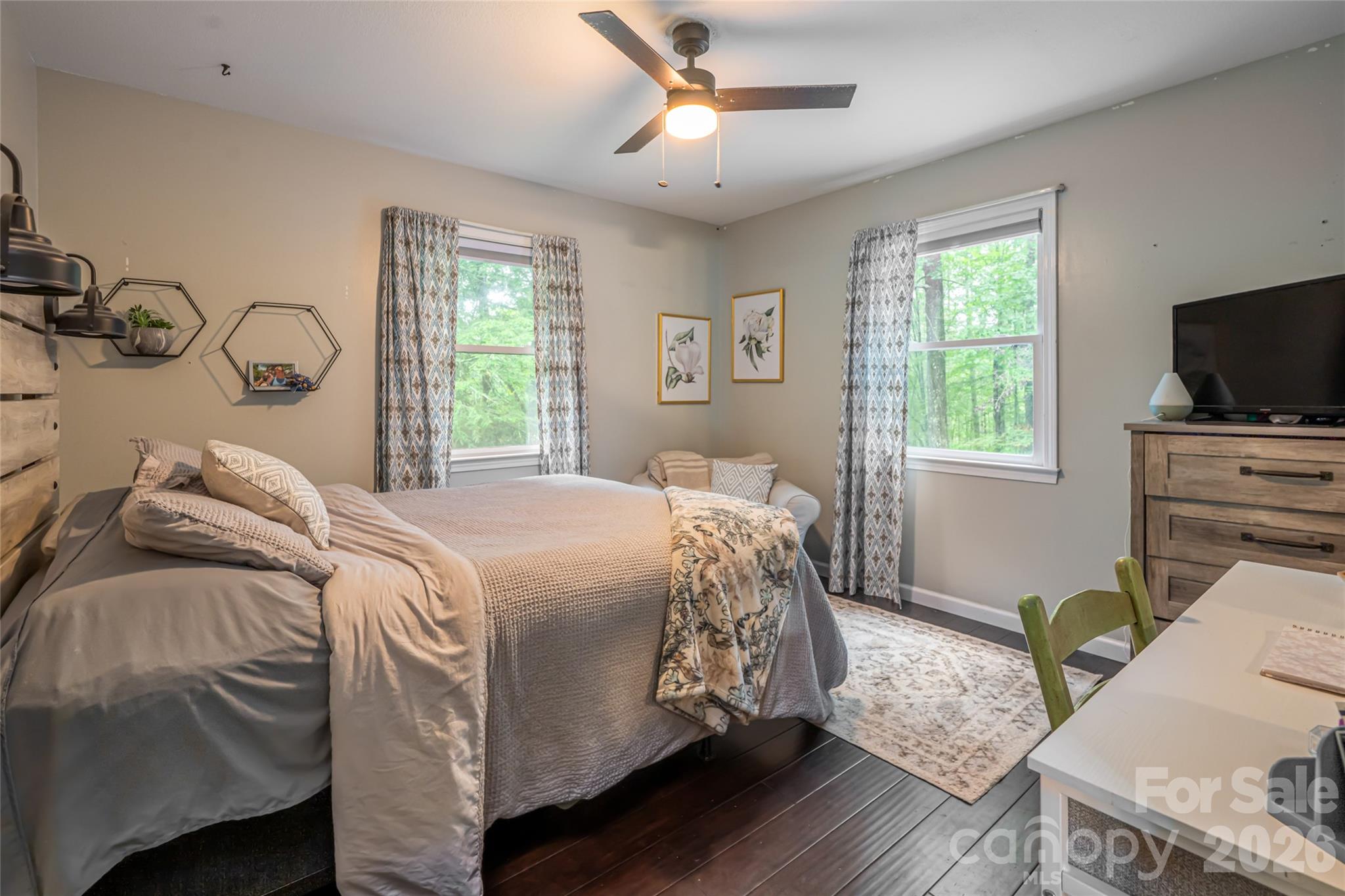 Bedroom Gets Great Natural Light - 19 Forge Drive, Mills River
