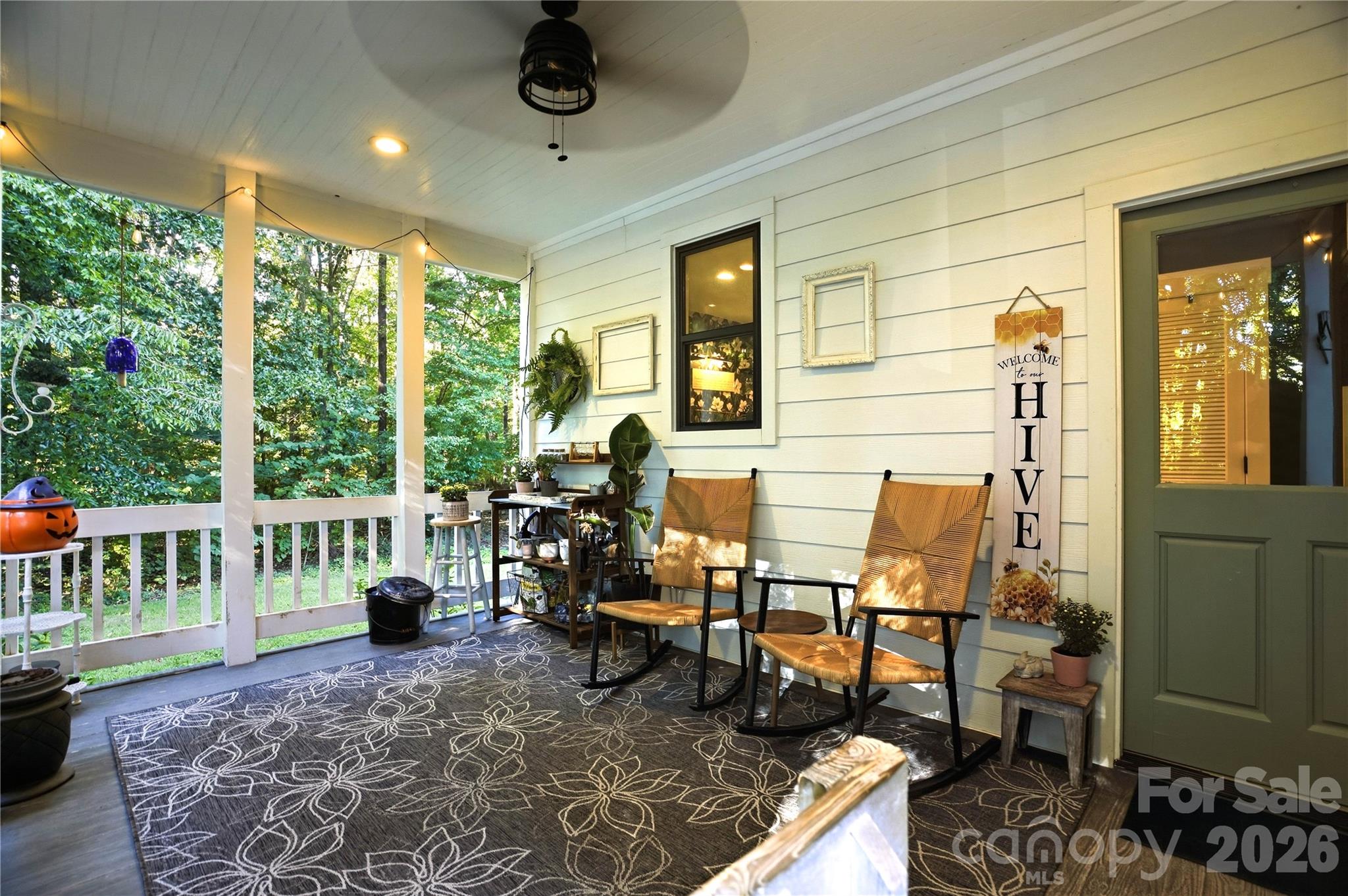 Side Porch - 9560 Harvest Lane, Davidson