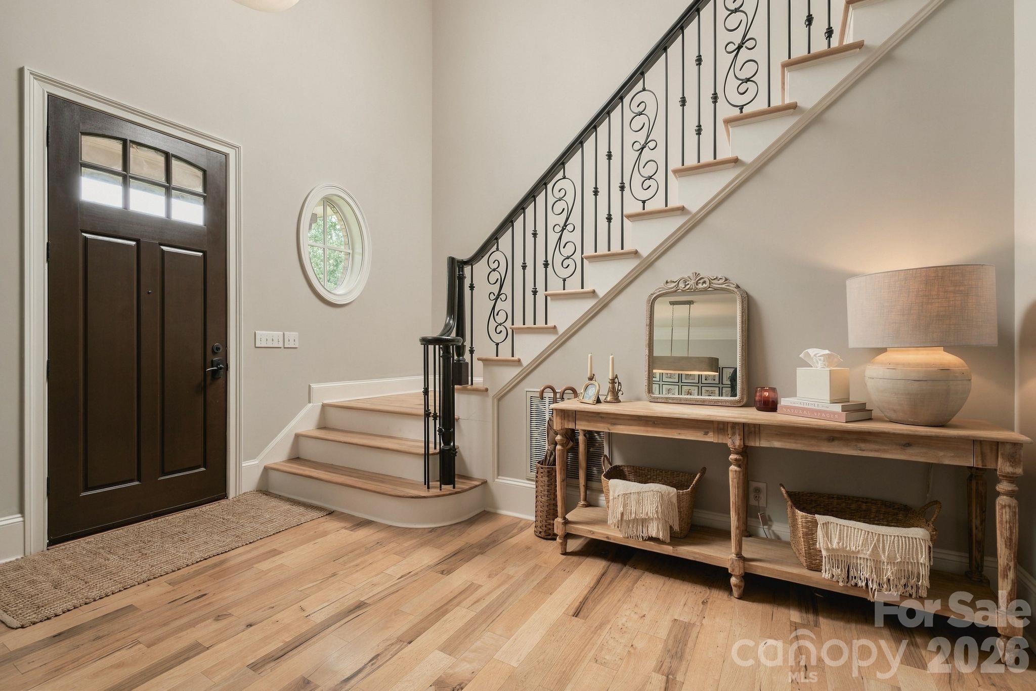 Two-story foyer sets the stage for this gorgeous estate - 7275 Flowes Store Road, Concord