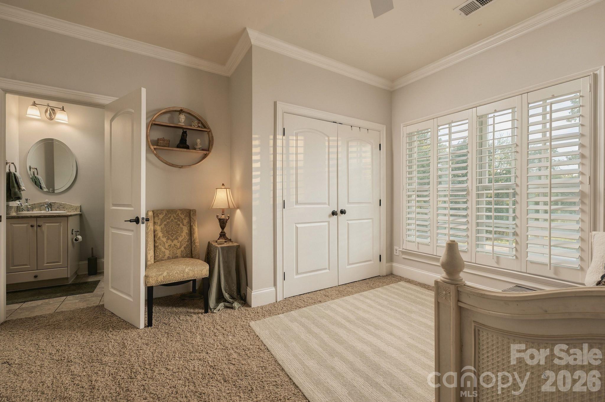 2nd bedroom features it's own private bathroom - 7275 Flowes Store Road, Concord
