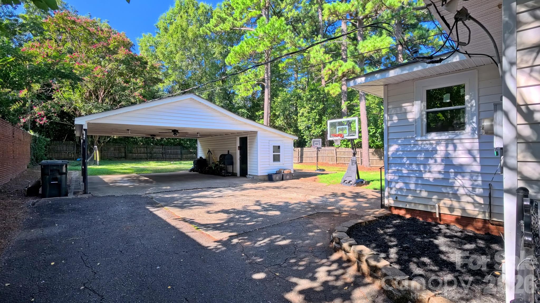 Oversized Detached Carport with Storage - 1131 Richmond Drive, Rock Hill