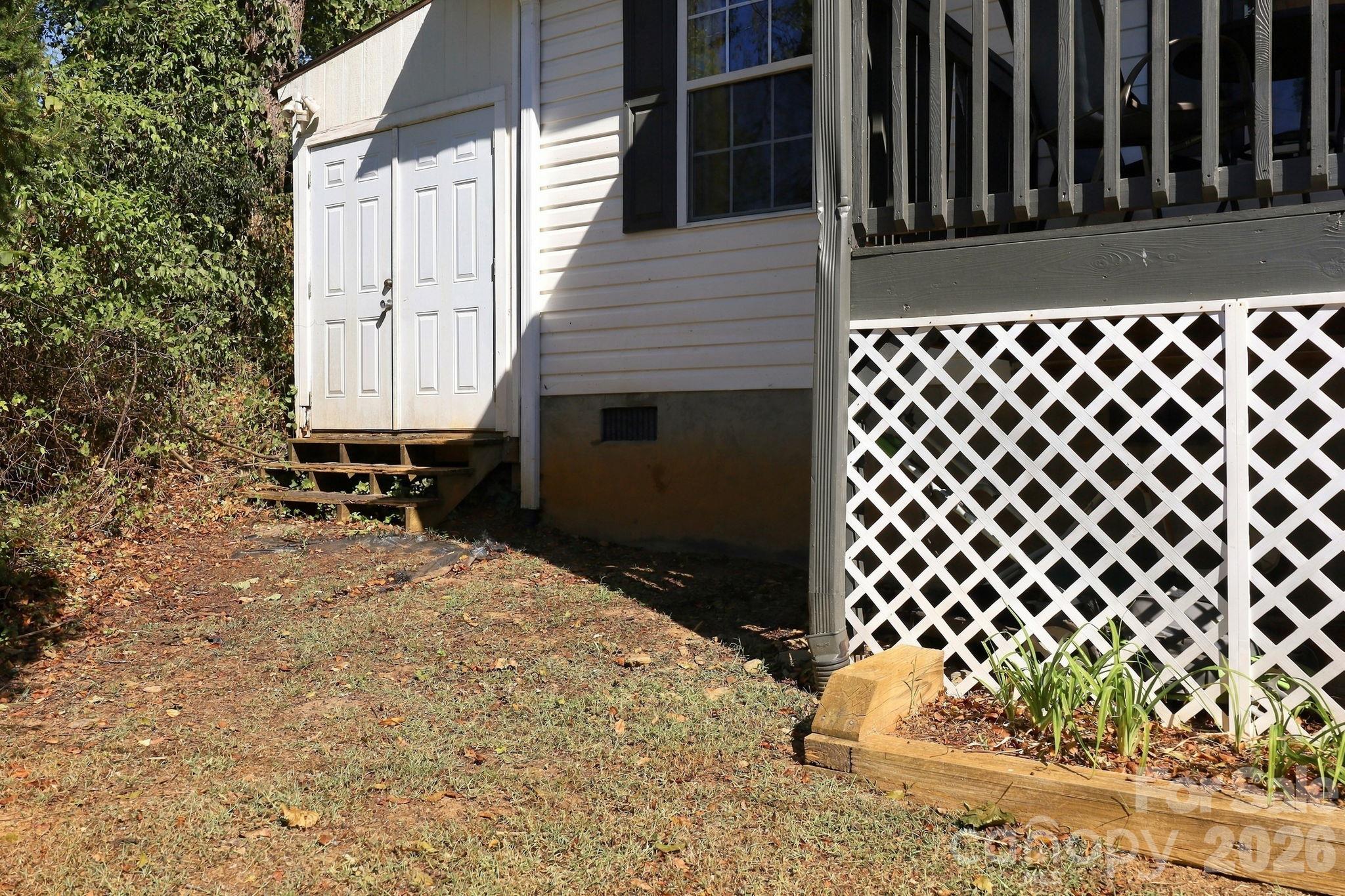 Additional storage, left side of house - 10 Foggy Hollow Trail, Asheville
