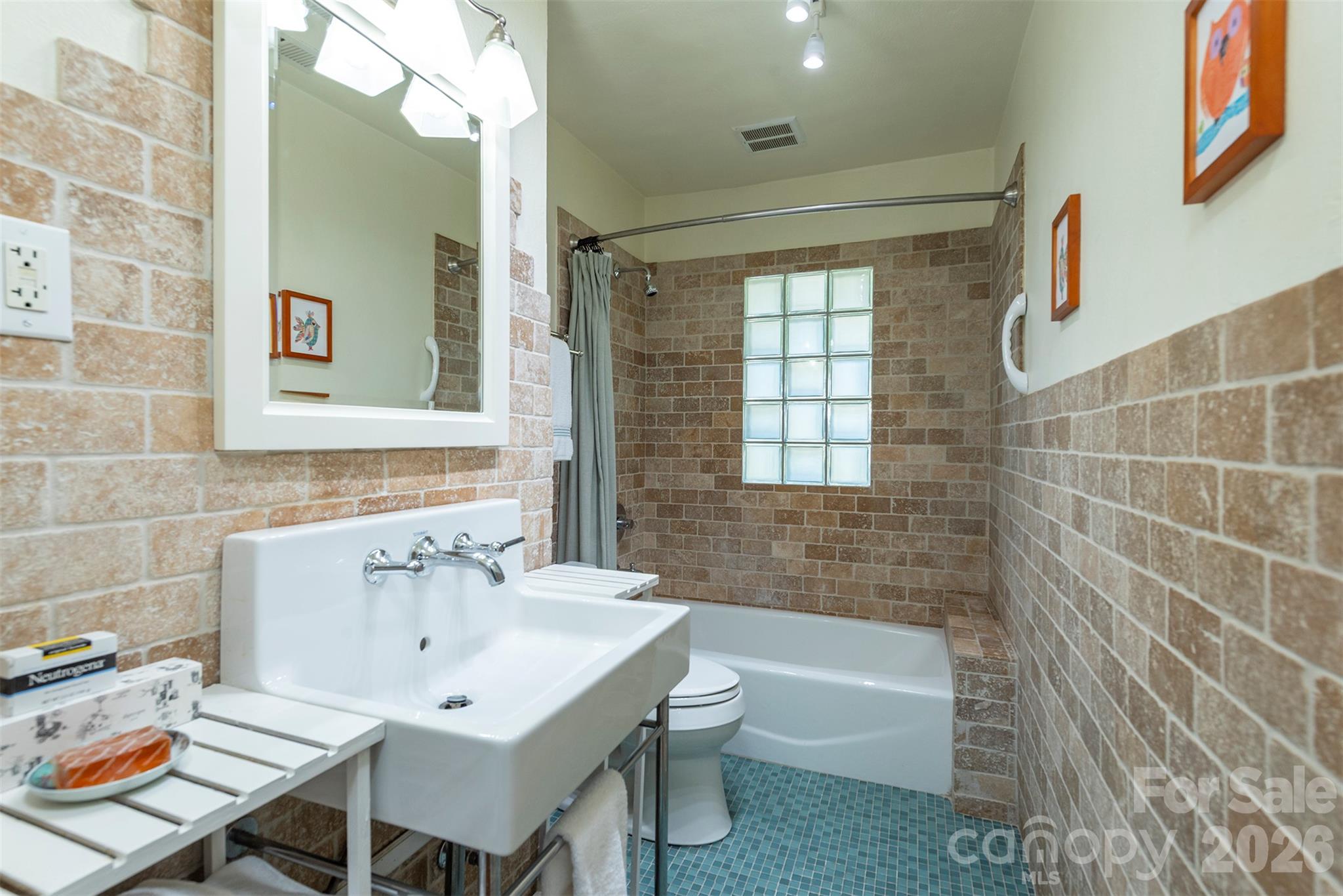 Updated Bathroom upstairs - 710 Merrimon Avenue, Asheville