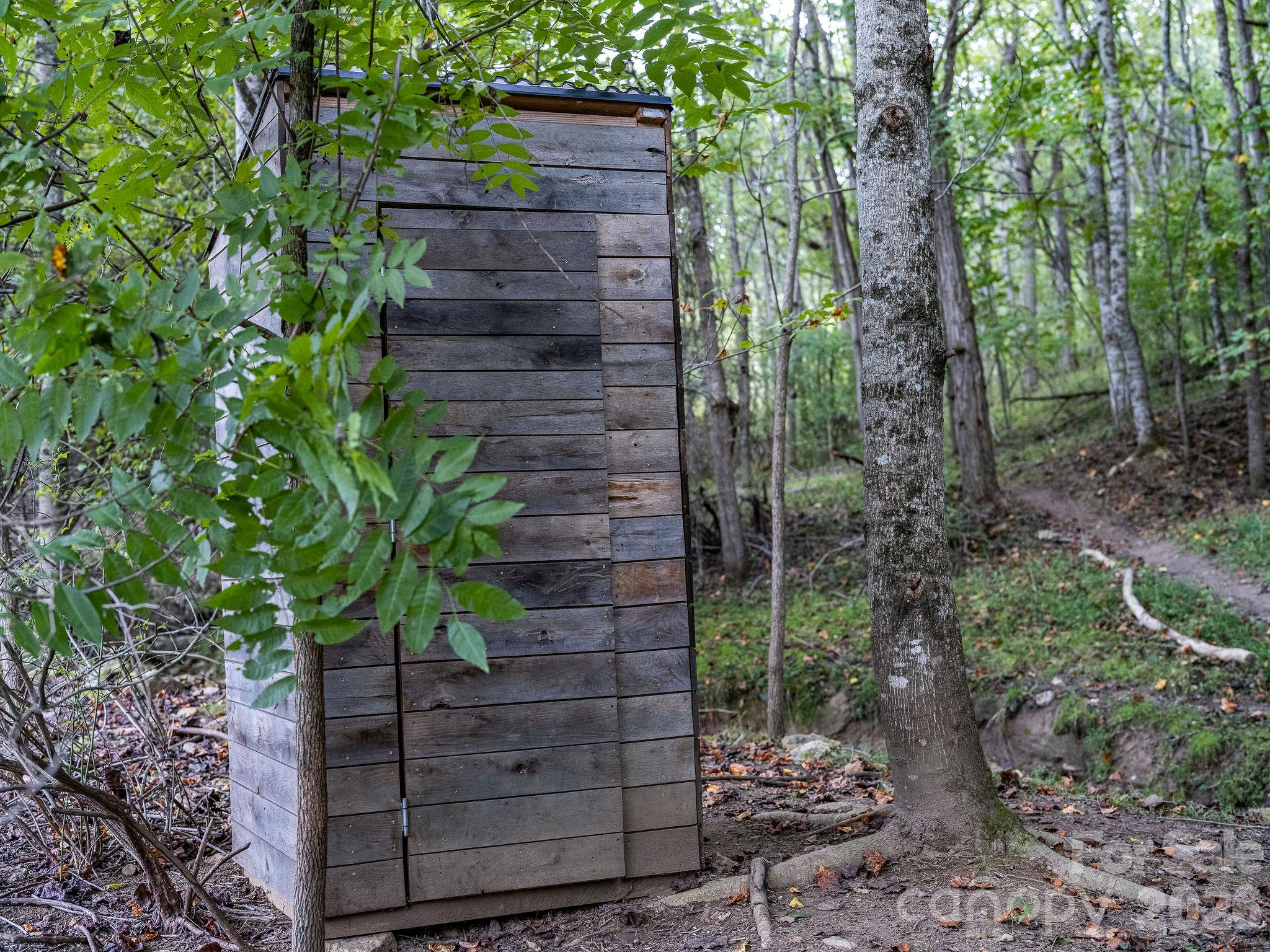 The outhouse. - 1102 Price Town Road, Clyde