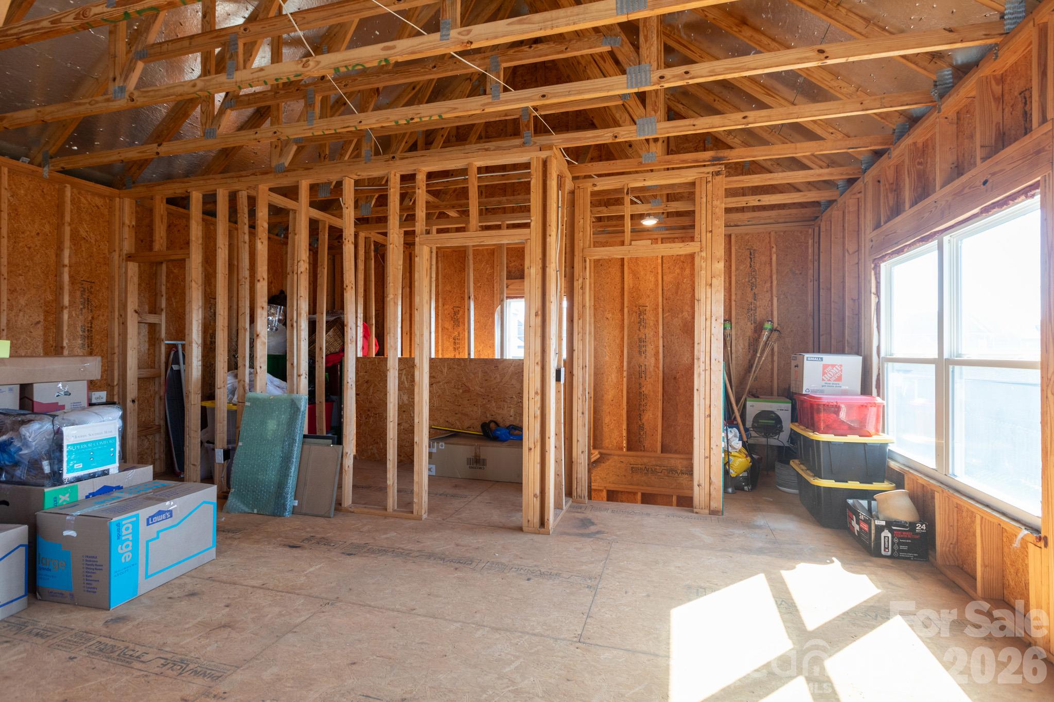 Storage above the garage - 9104 Gladden Hill Lane, Pineville