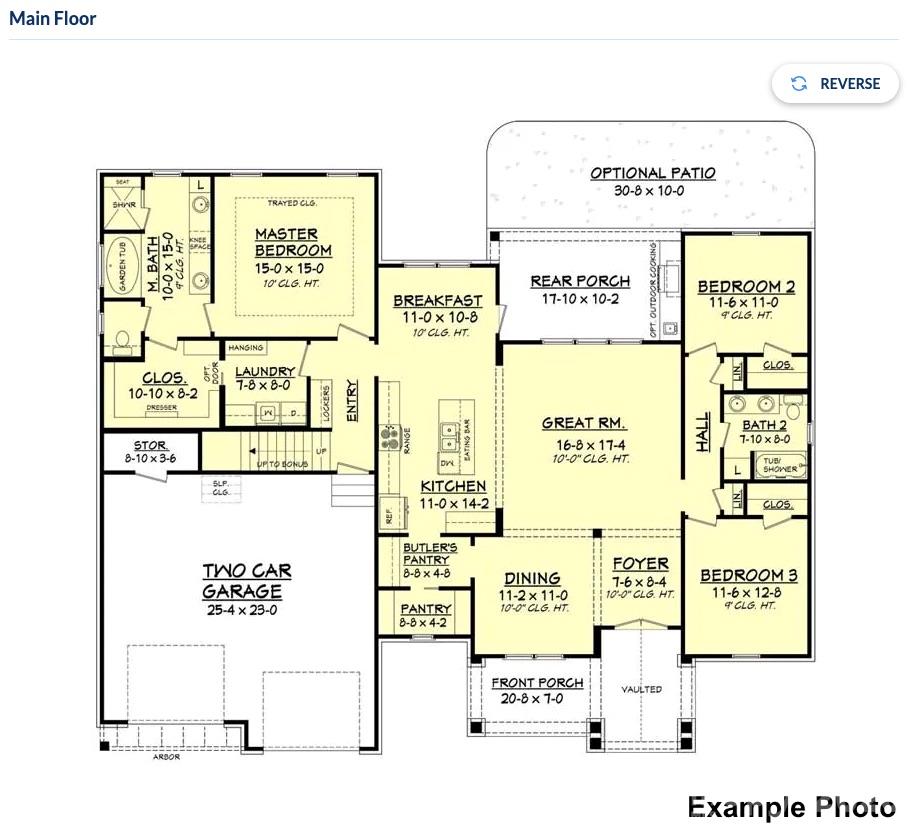 Proposed Craftsman House Plan #50-249 - Floor Plan - 194 Sams Way, Statesville