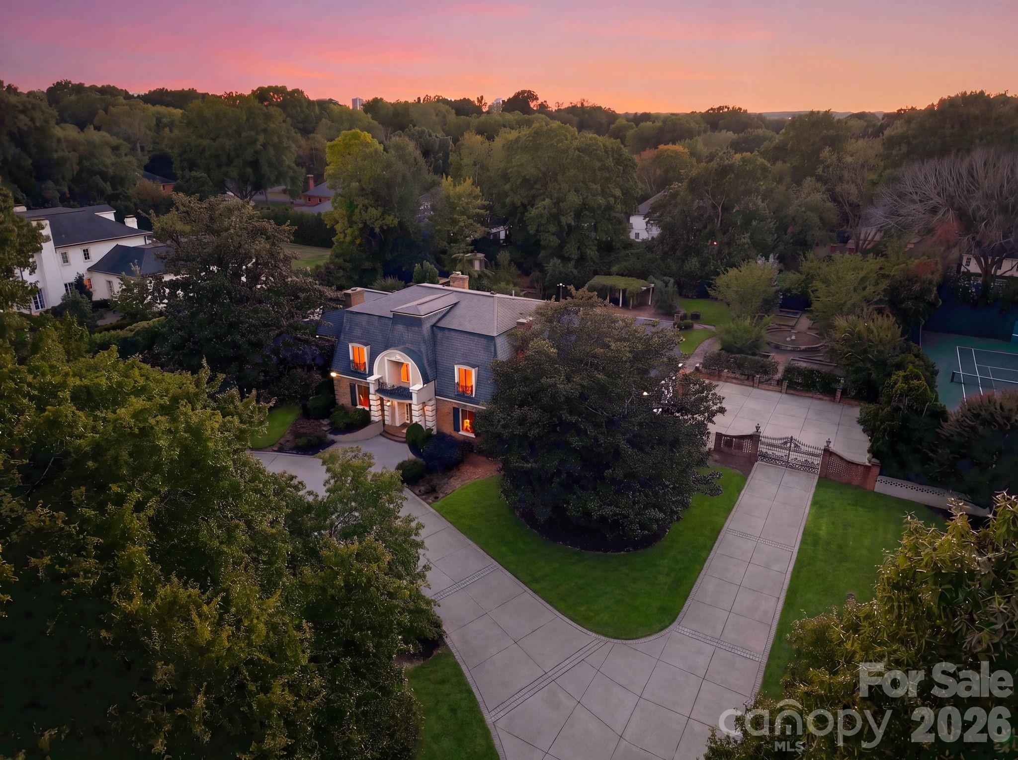 Tons of privacy in the backyard. - 3452 Sharon Road, Charlotte