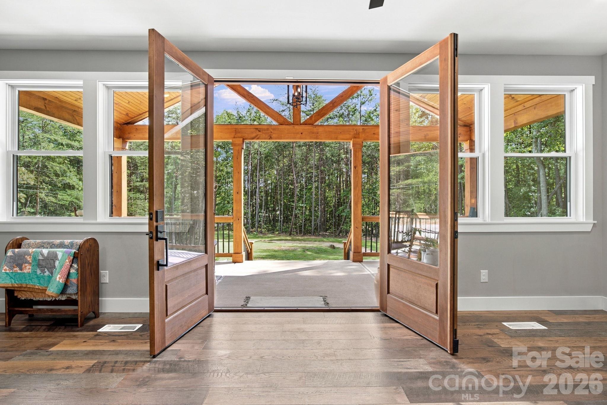 8 ft double doors - 1020 Rock Pond Lane, Salisbury